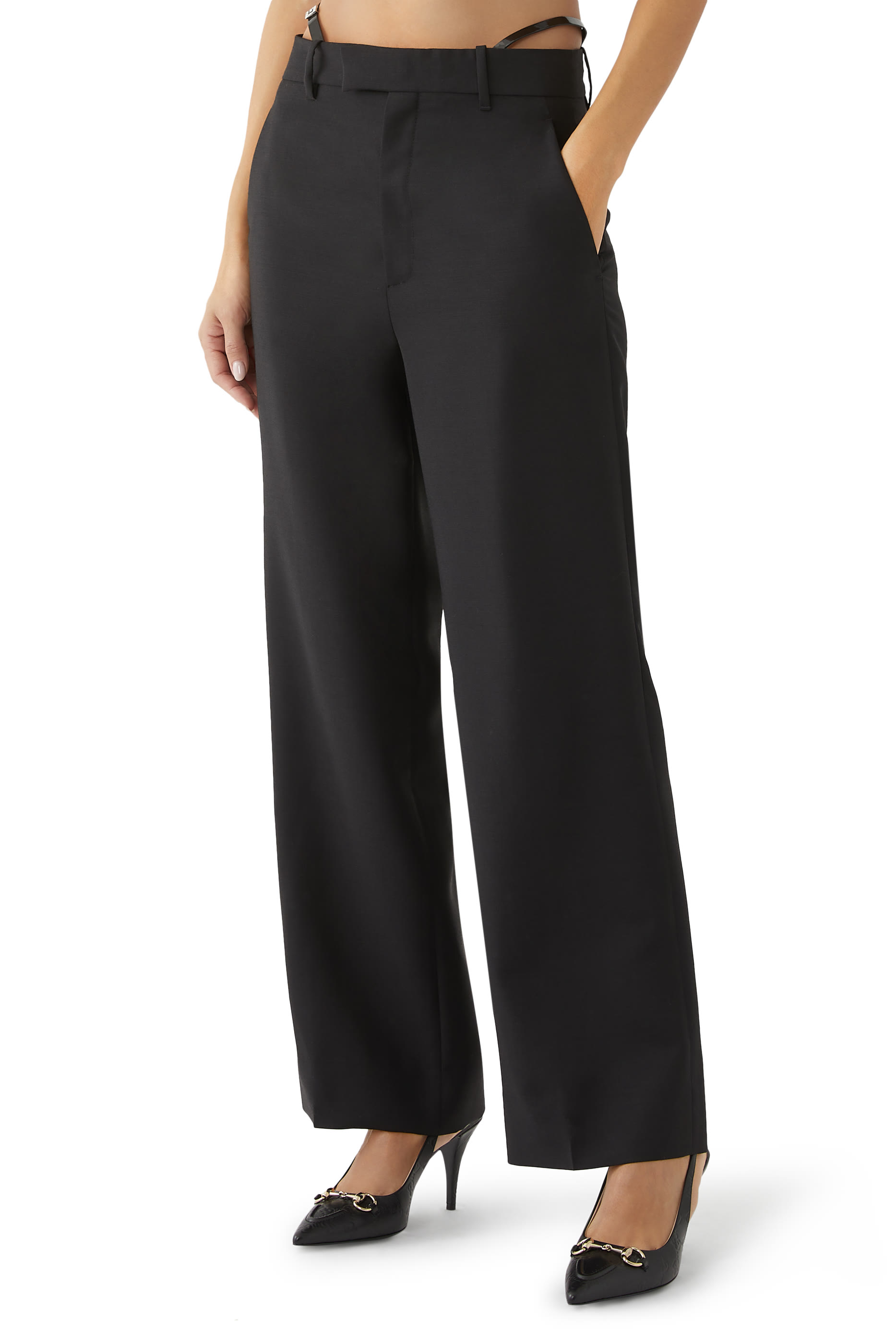 Wool Mohair Trousers