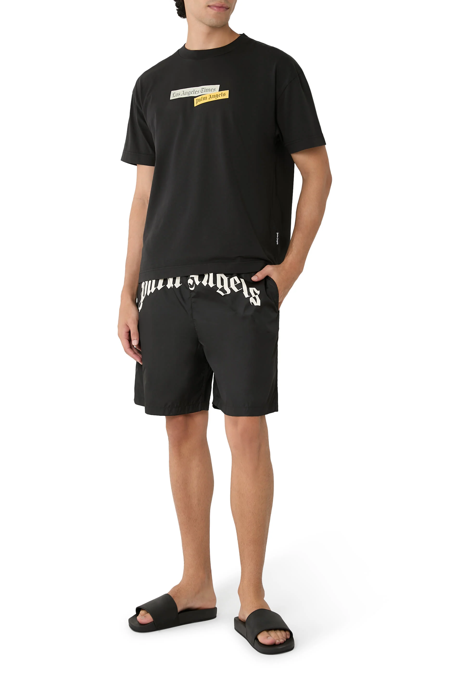 Curved Logo Swim Shorts