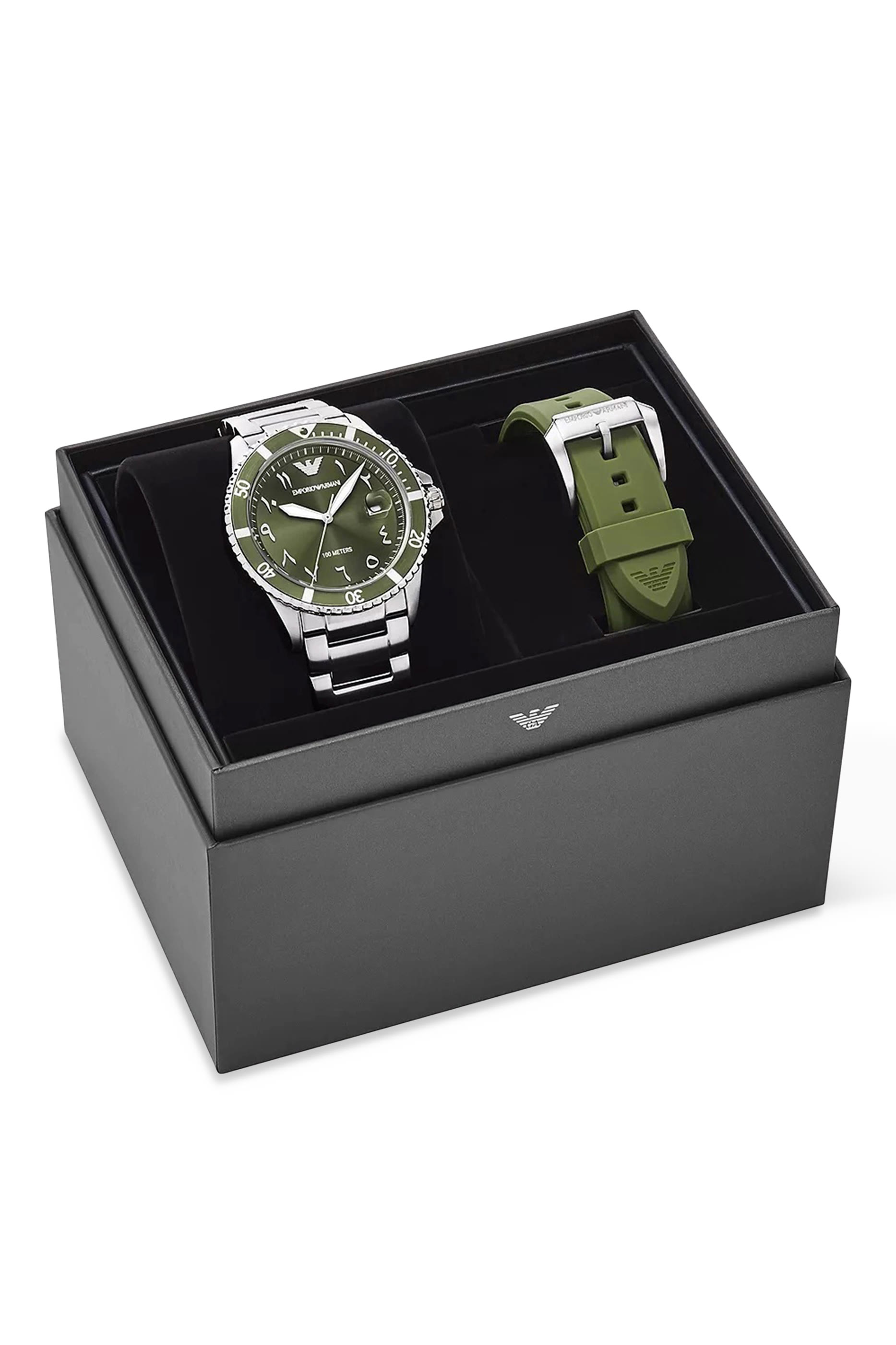 World Explorer Three-Hand Date Stainless Steel Watch