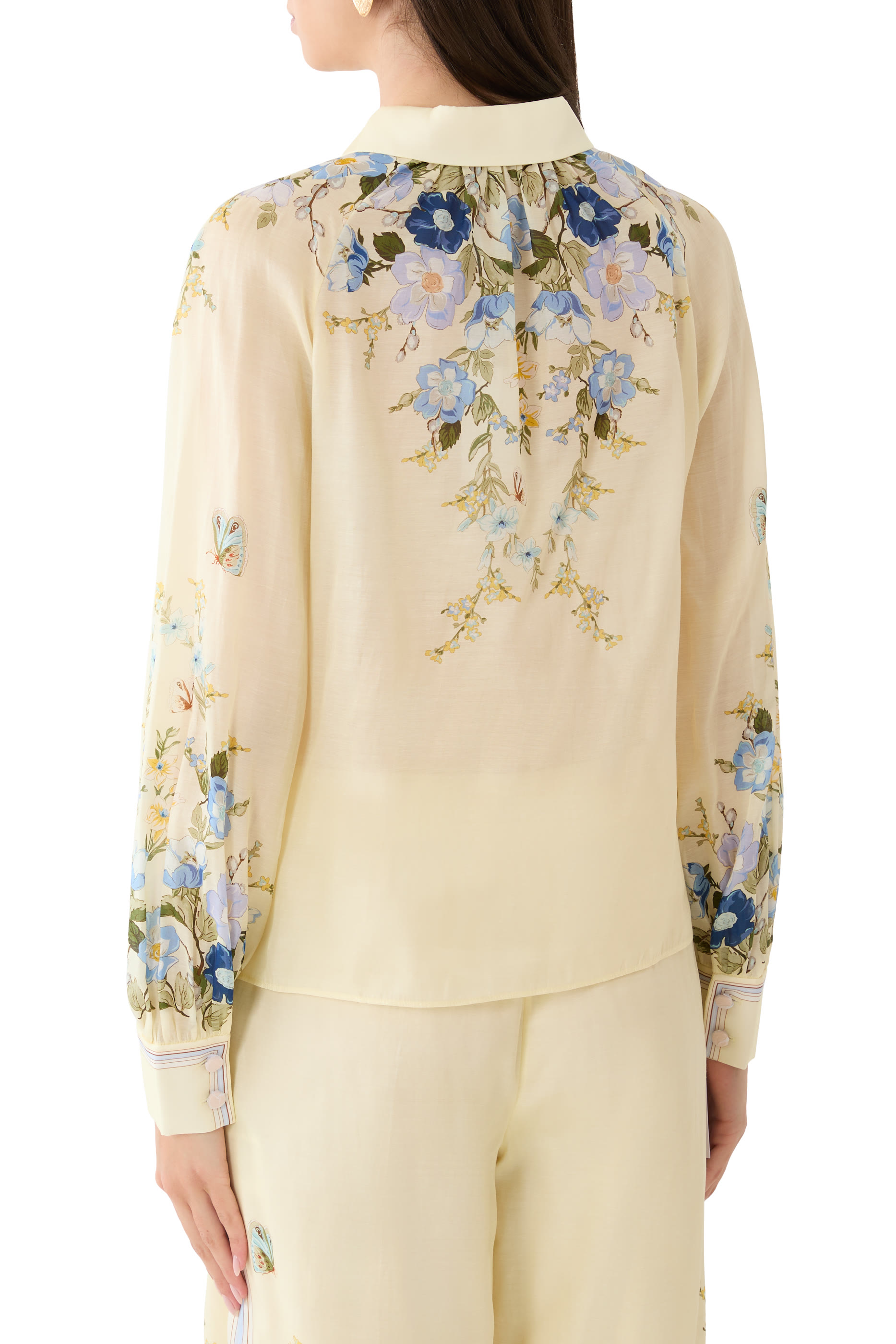 Floral Organza Blouse