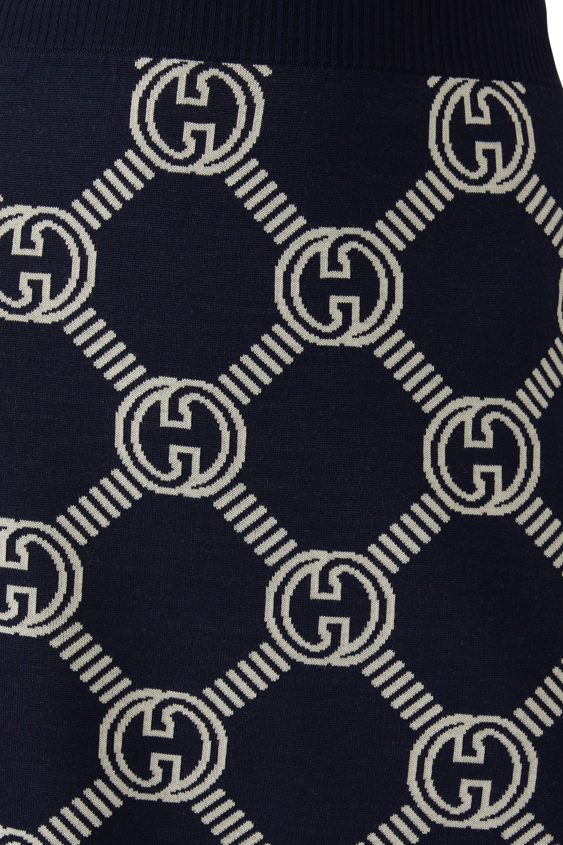 Reversible GG Wool Jacquard Skirt