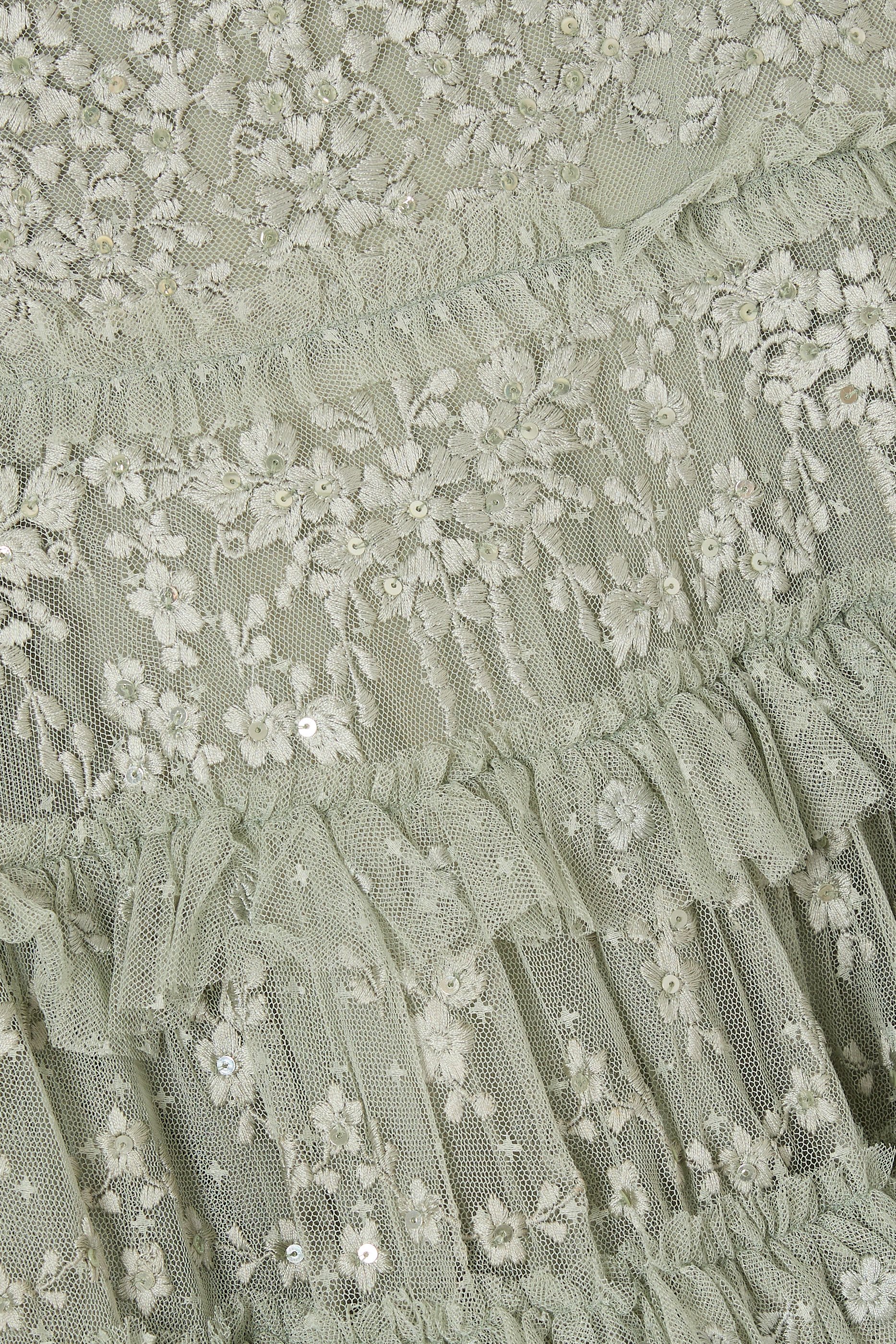  Blossom Lace Ankle Gown