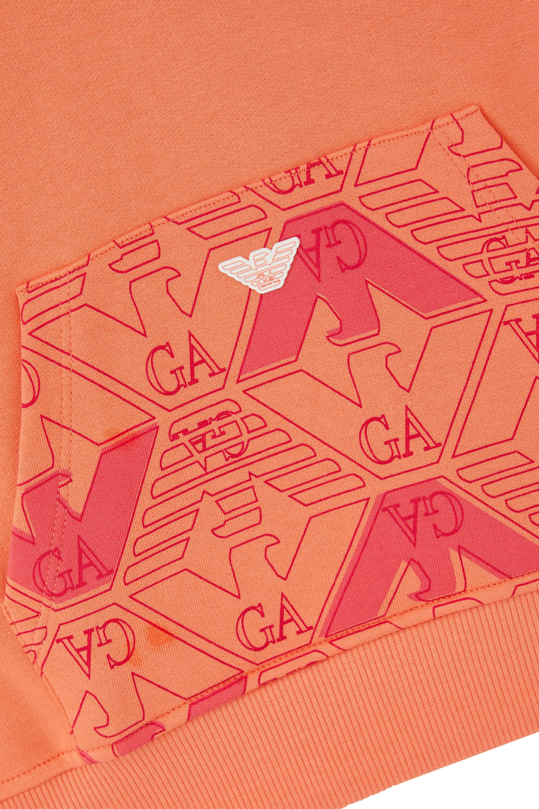 Kids Sleeveless Eagle Logo Hoodie