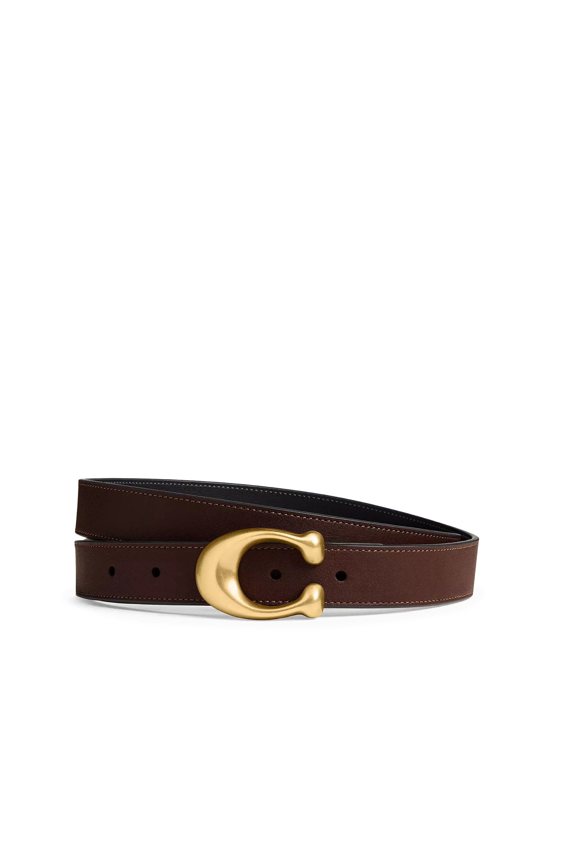 Sculpted C Buckle Reversible Belt