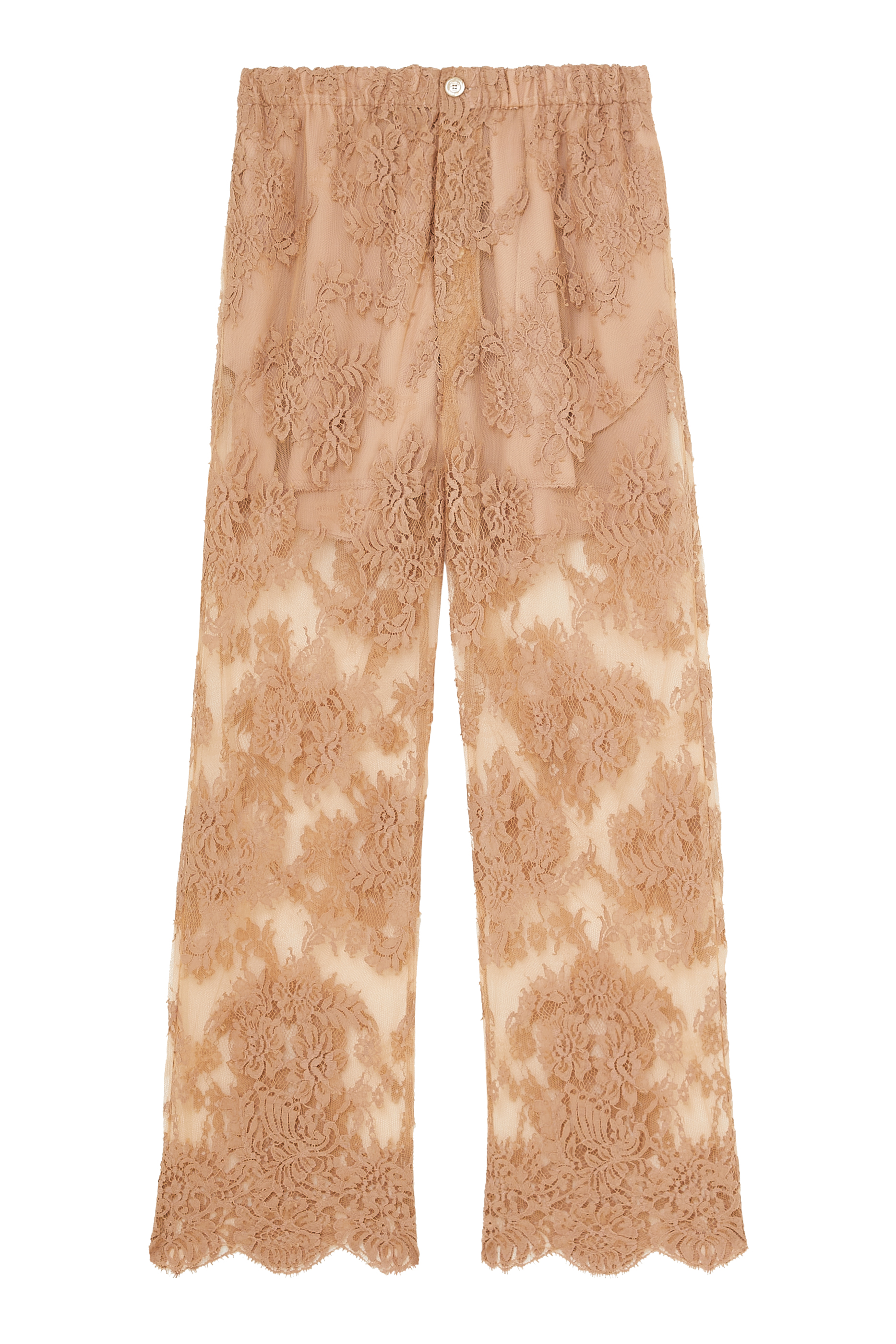 Floral Cotton Lace Pants