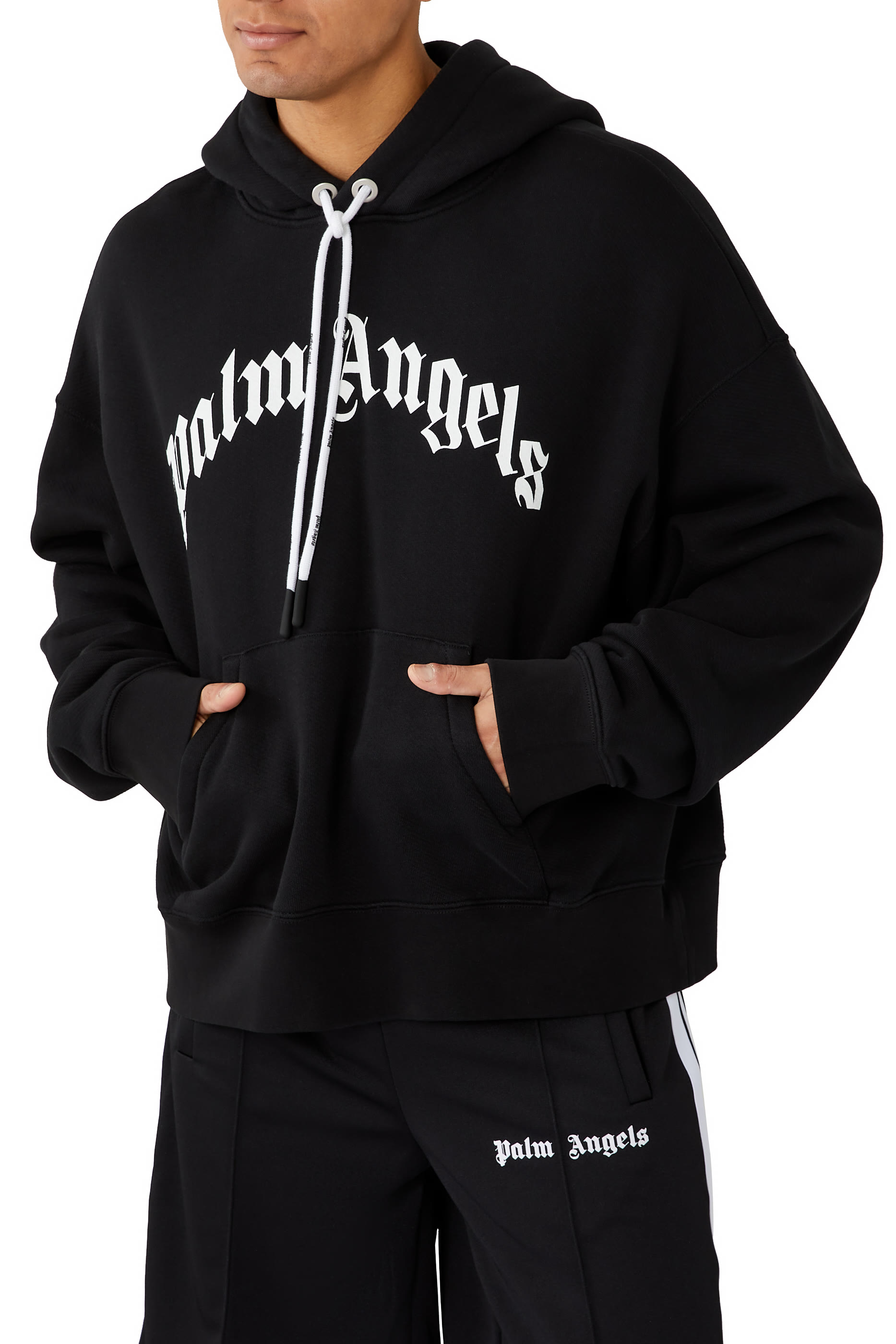Curved Logo Hoodie