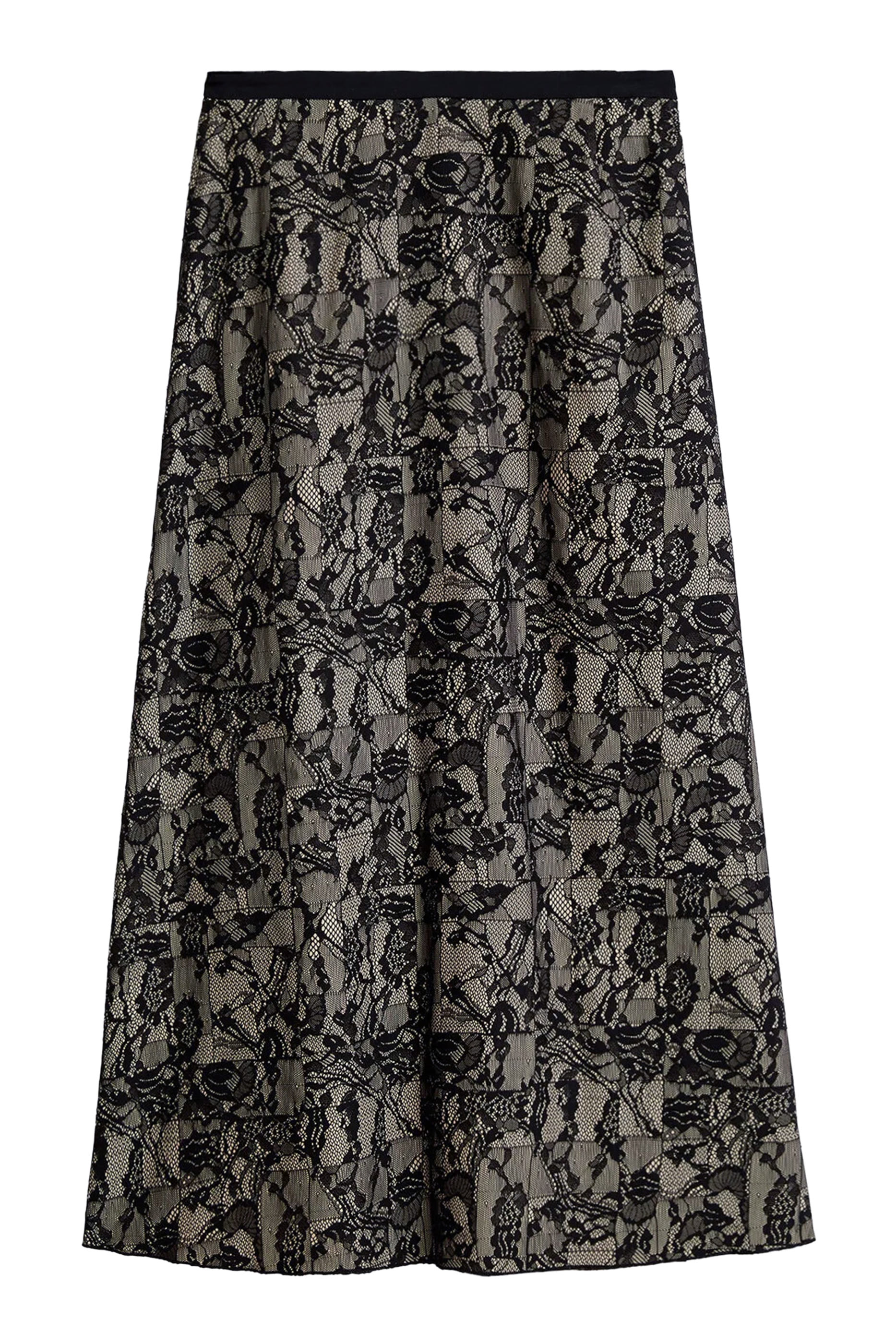 Patchwork Lace Skirt