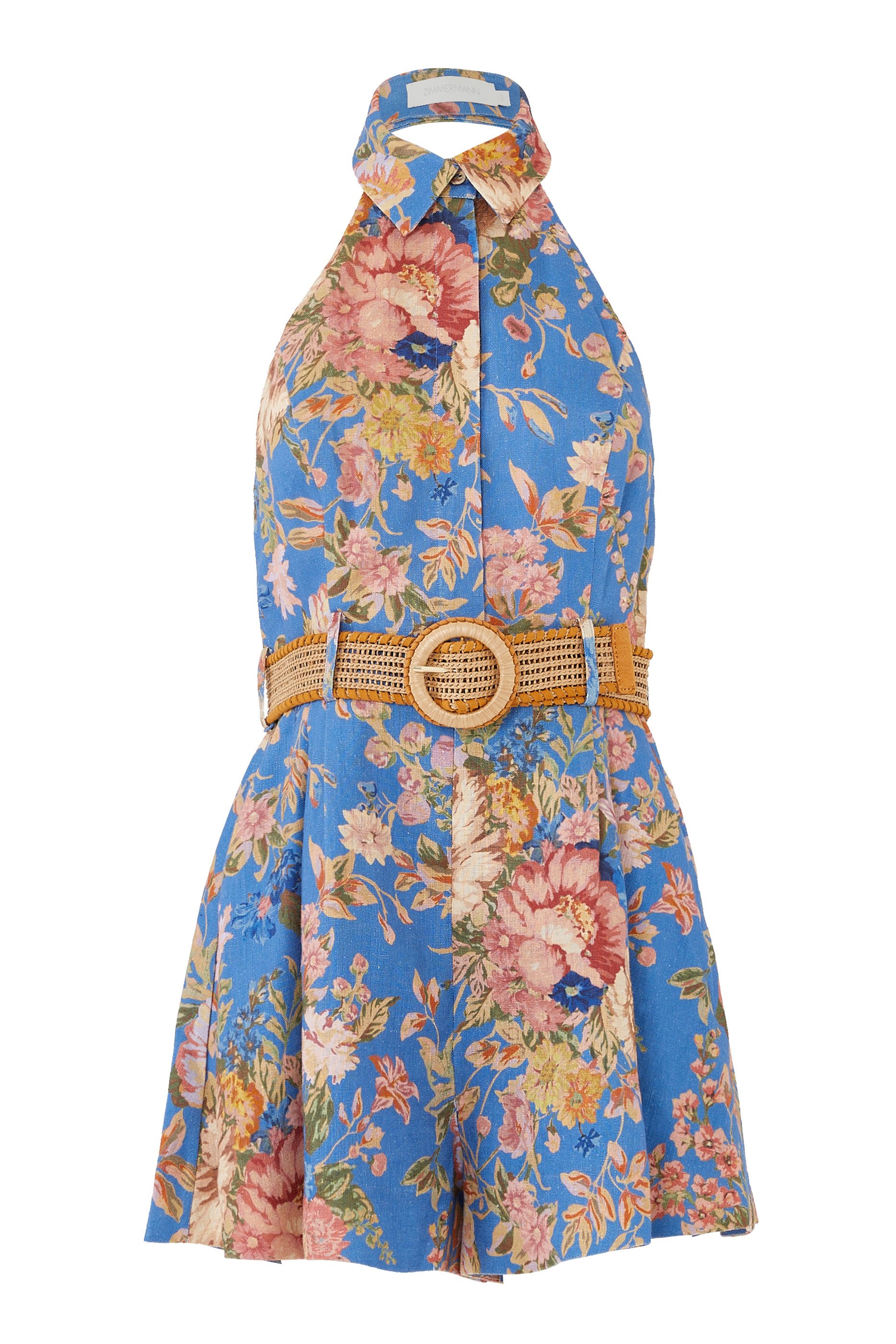 August Belted Halterneck Playsuit