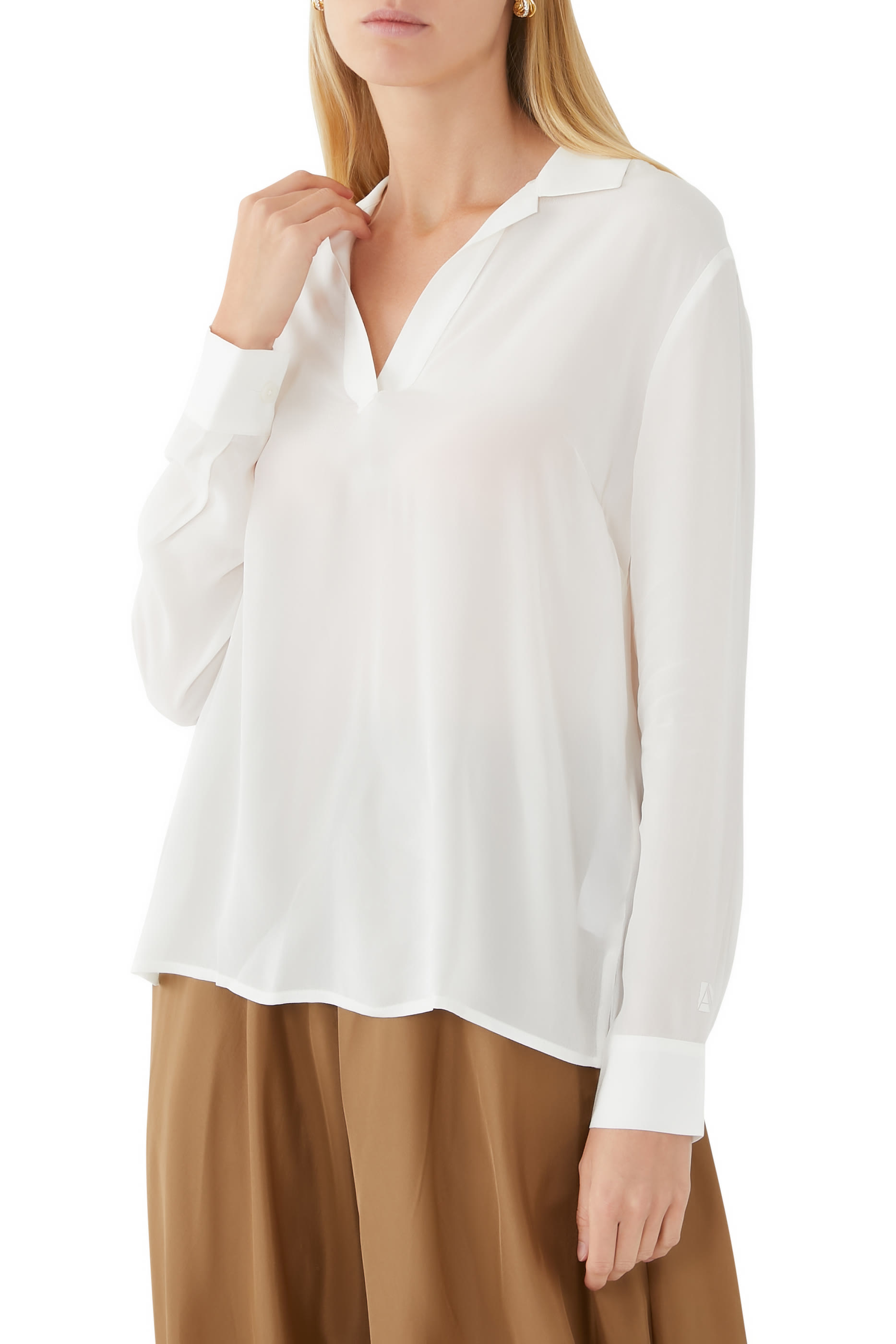 Lightweight Crepe Blouse
