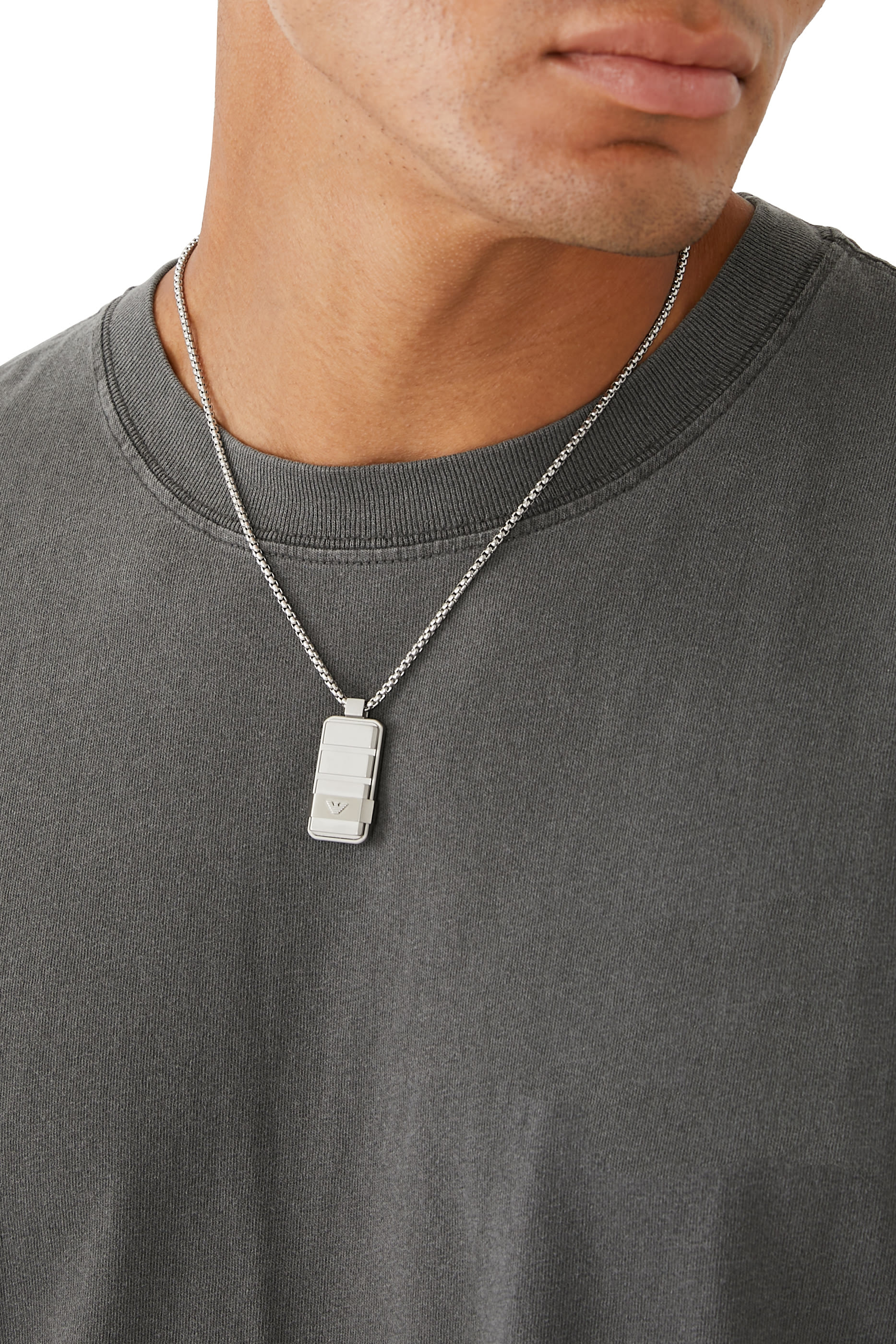 Eagle Logo Dog Tag Necklace