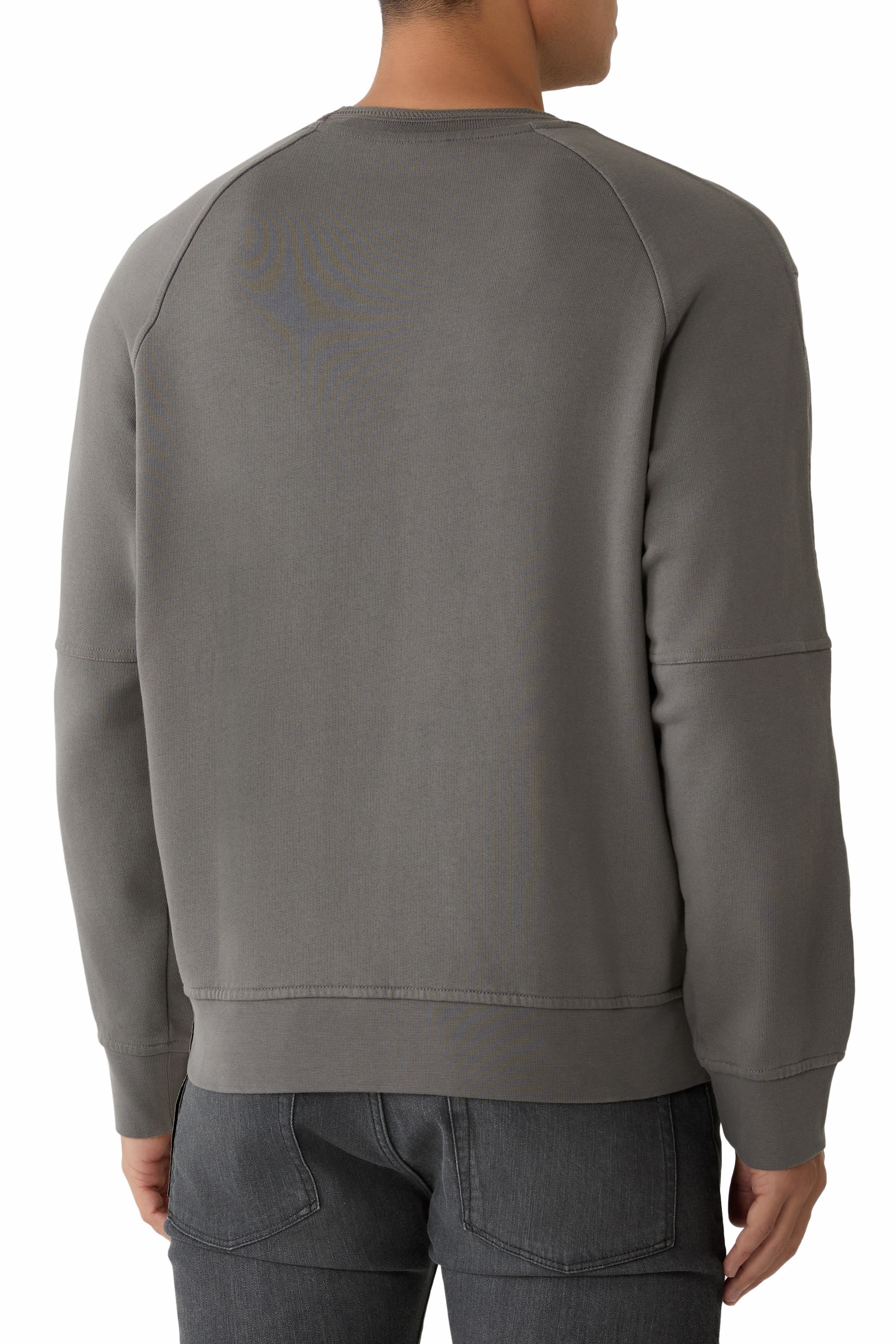 Shield Embroidery French Terry Jersey Sweatshirt