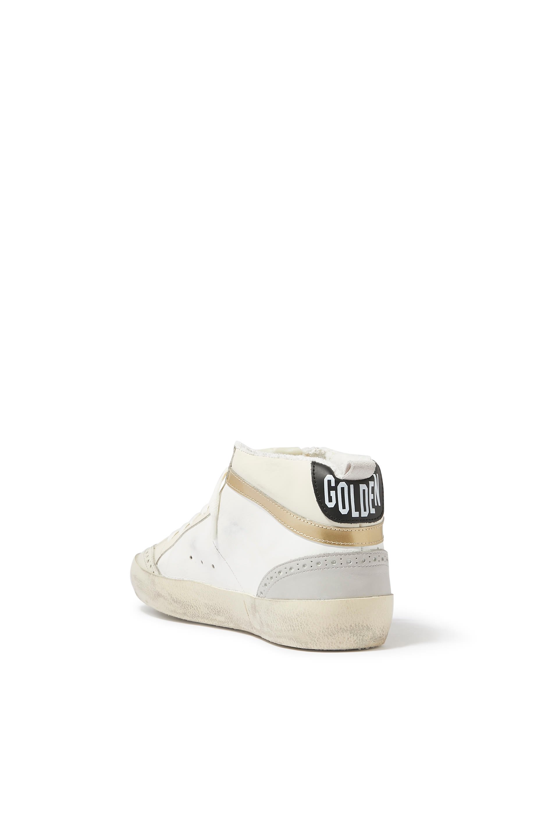 Mid-Star Leather Sneakers