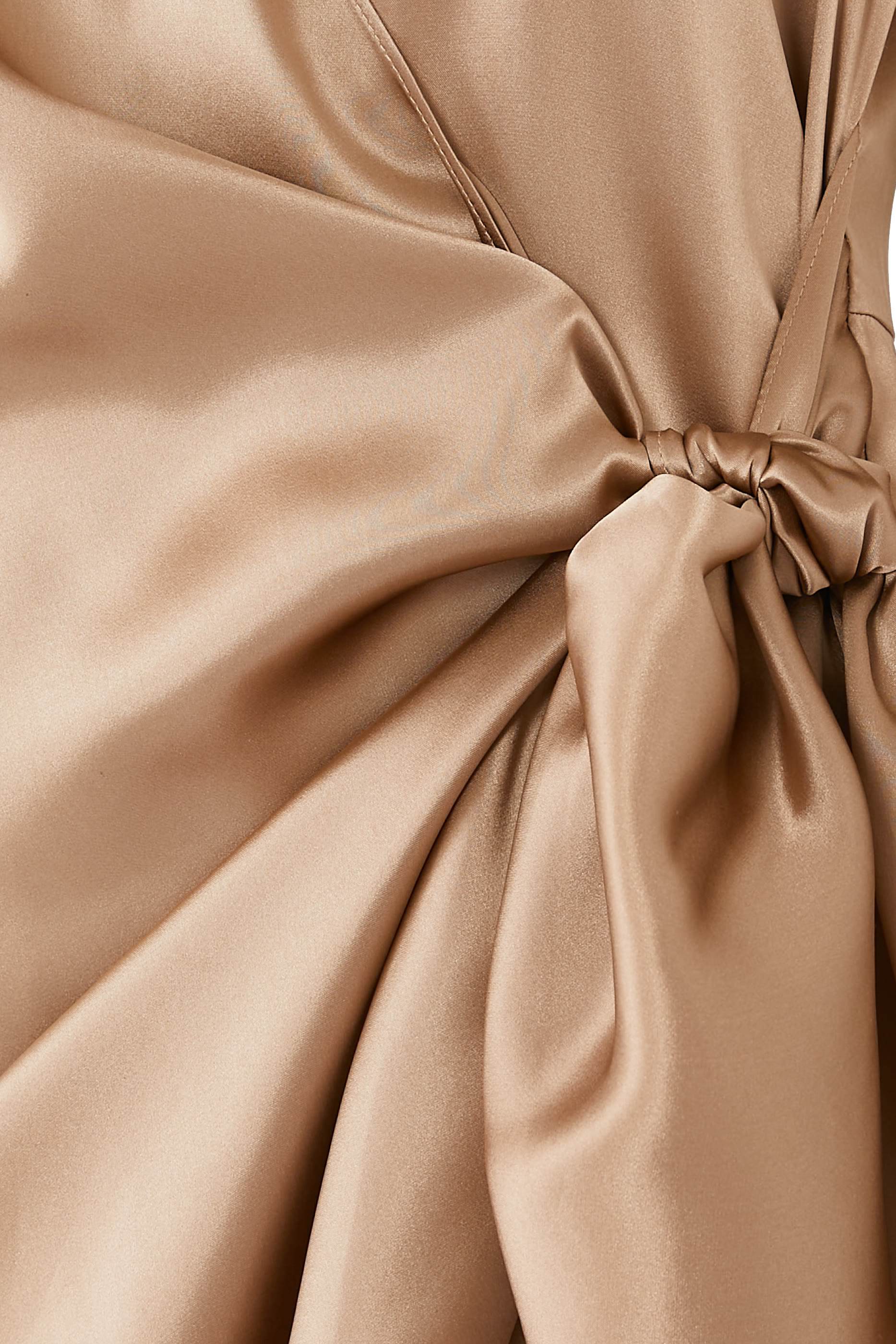 Kadi Satin Wrap Dress