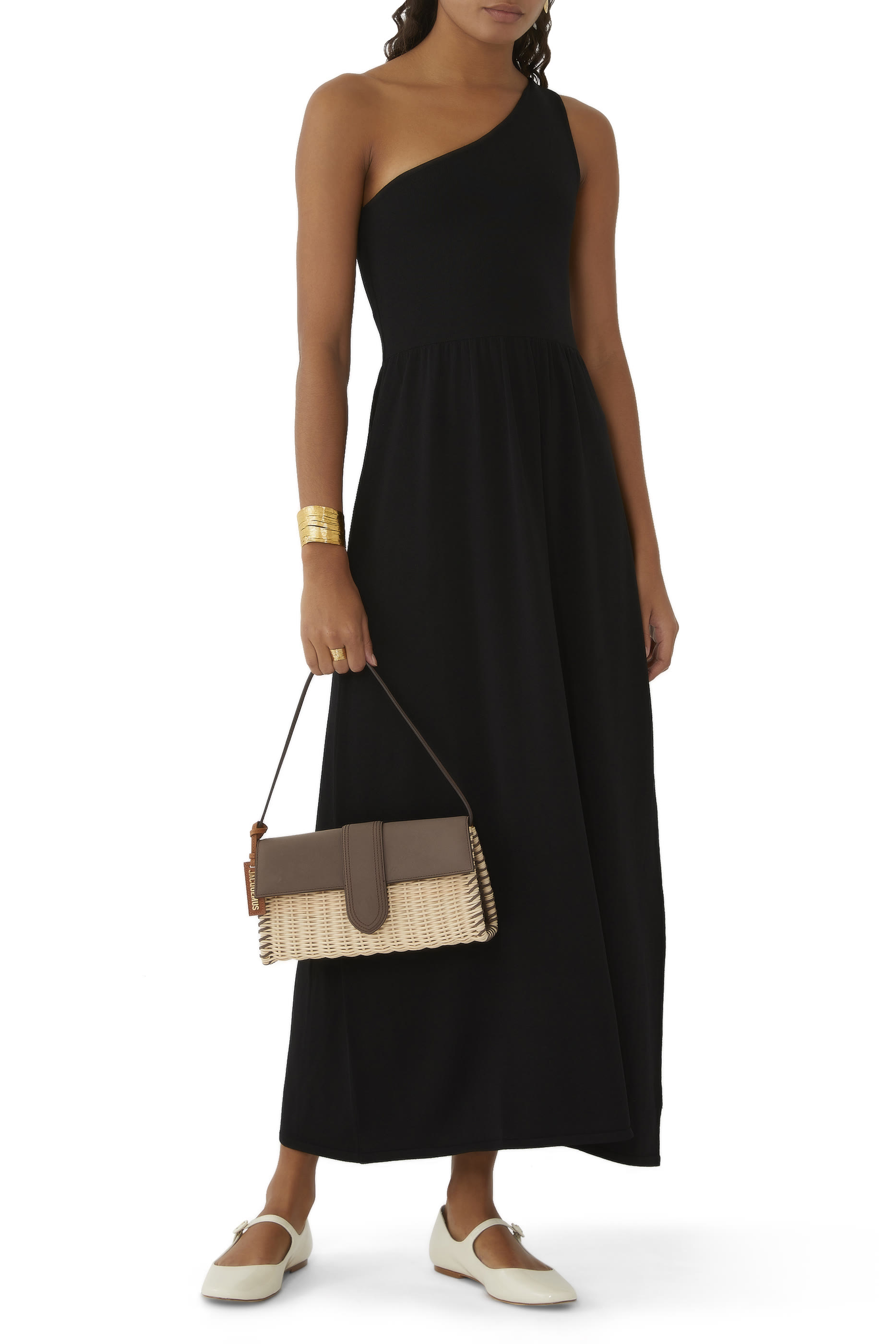 Asymmetric Knit Dress