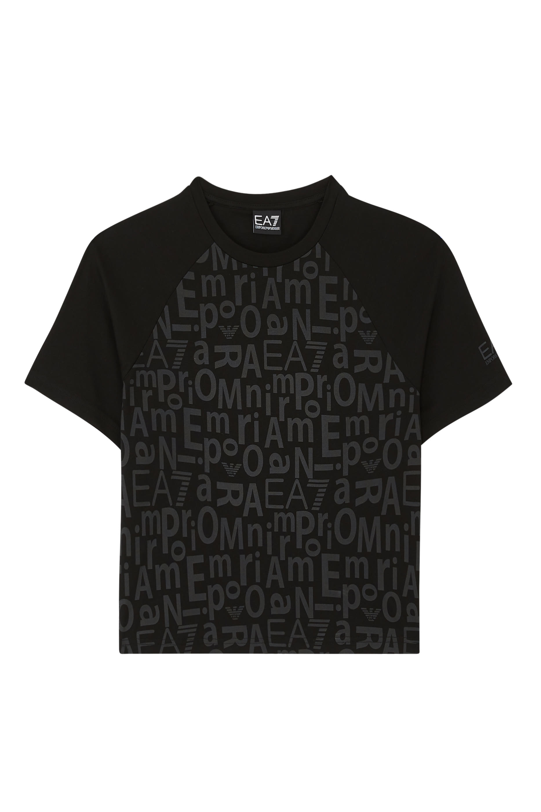 EA7 Graphic Cropped T-Shirt