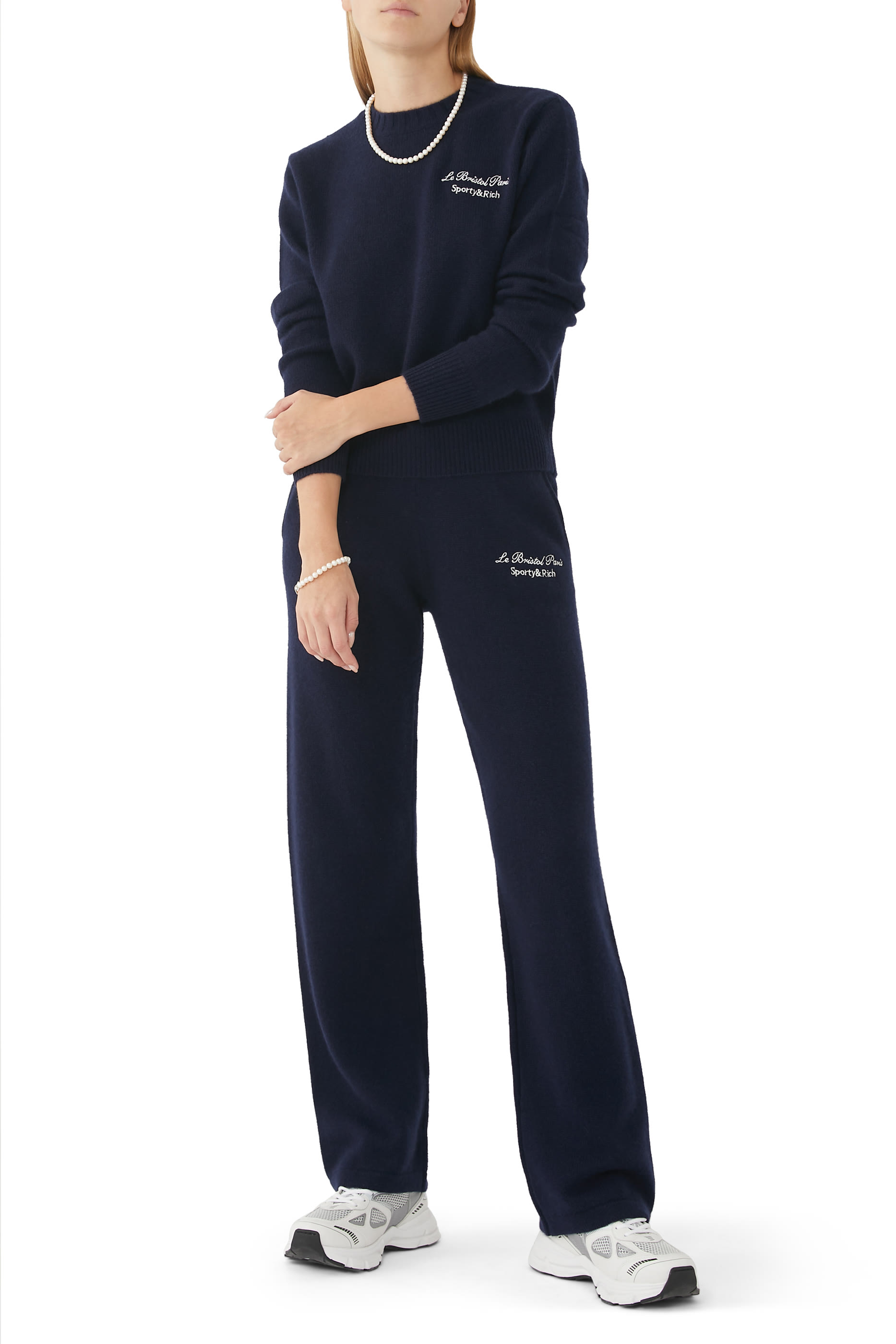 Sporty & Rich x Le Bristol Paris Faubourg Cashmere Pants