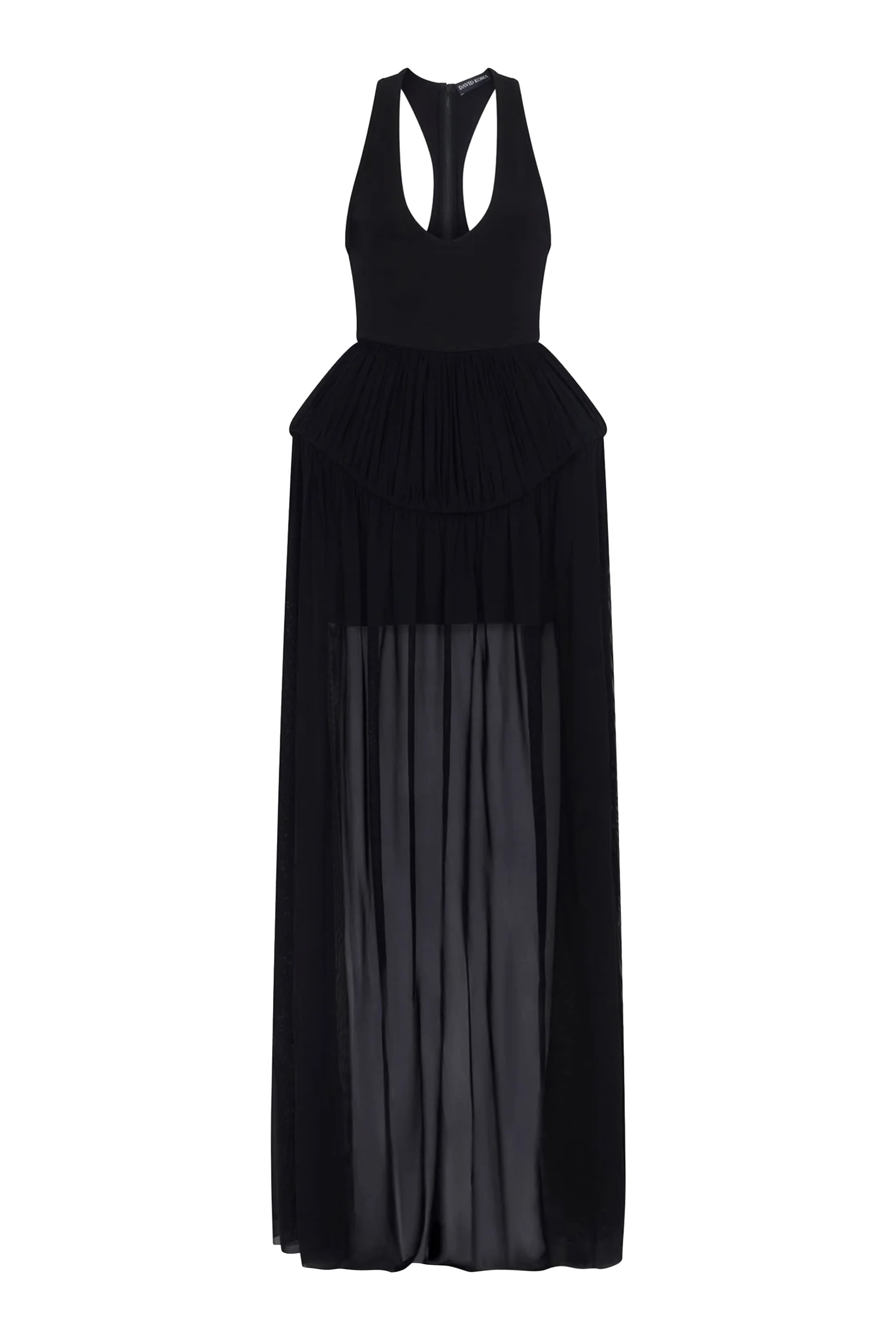 Racer Top and Tulle Crinoline Gown