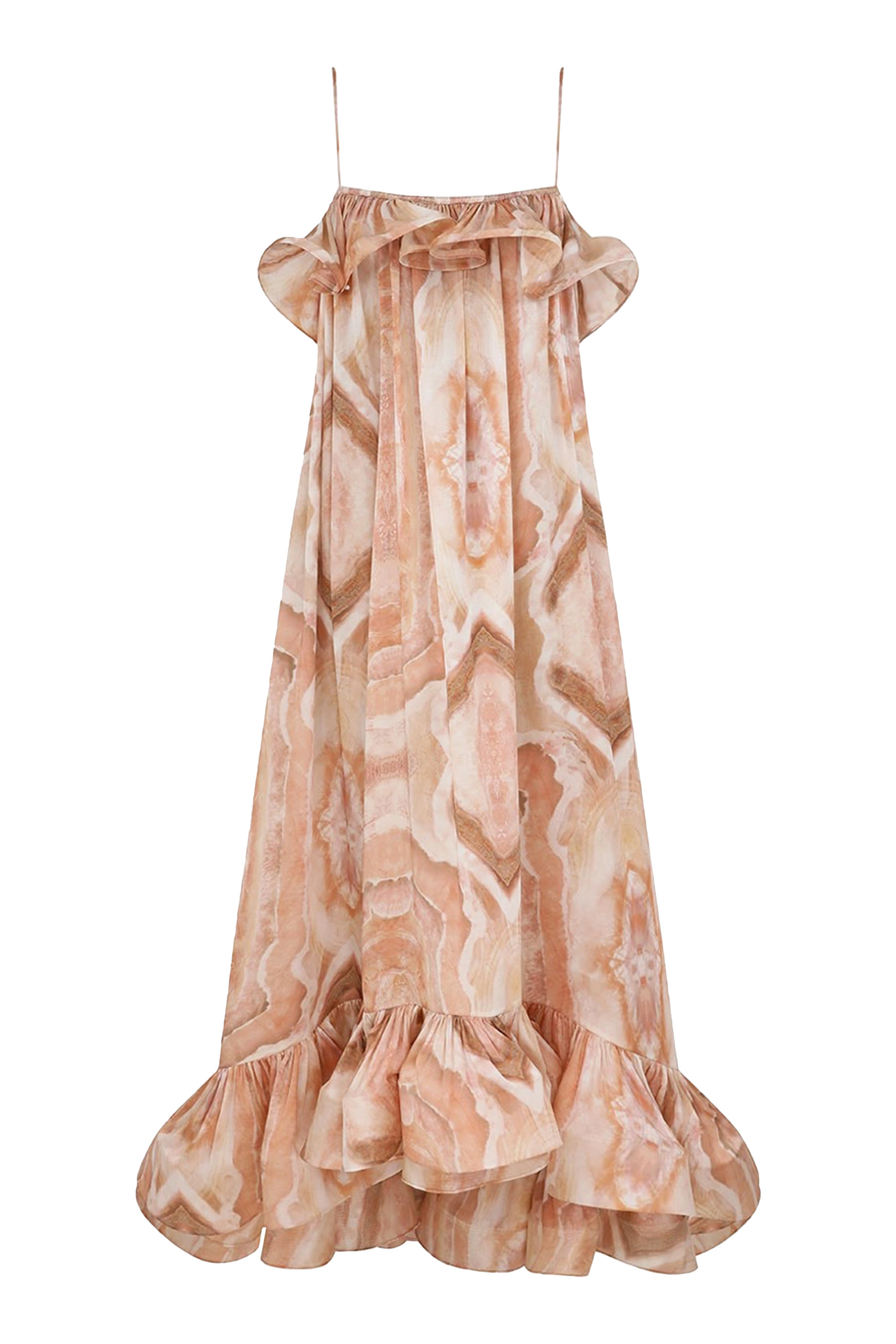 Illuminate Flounce Gown