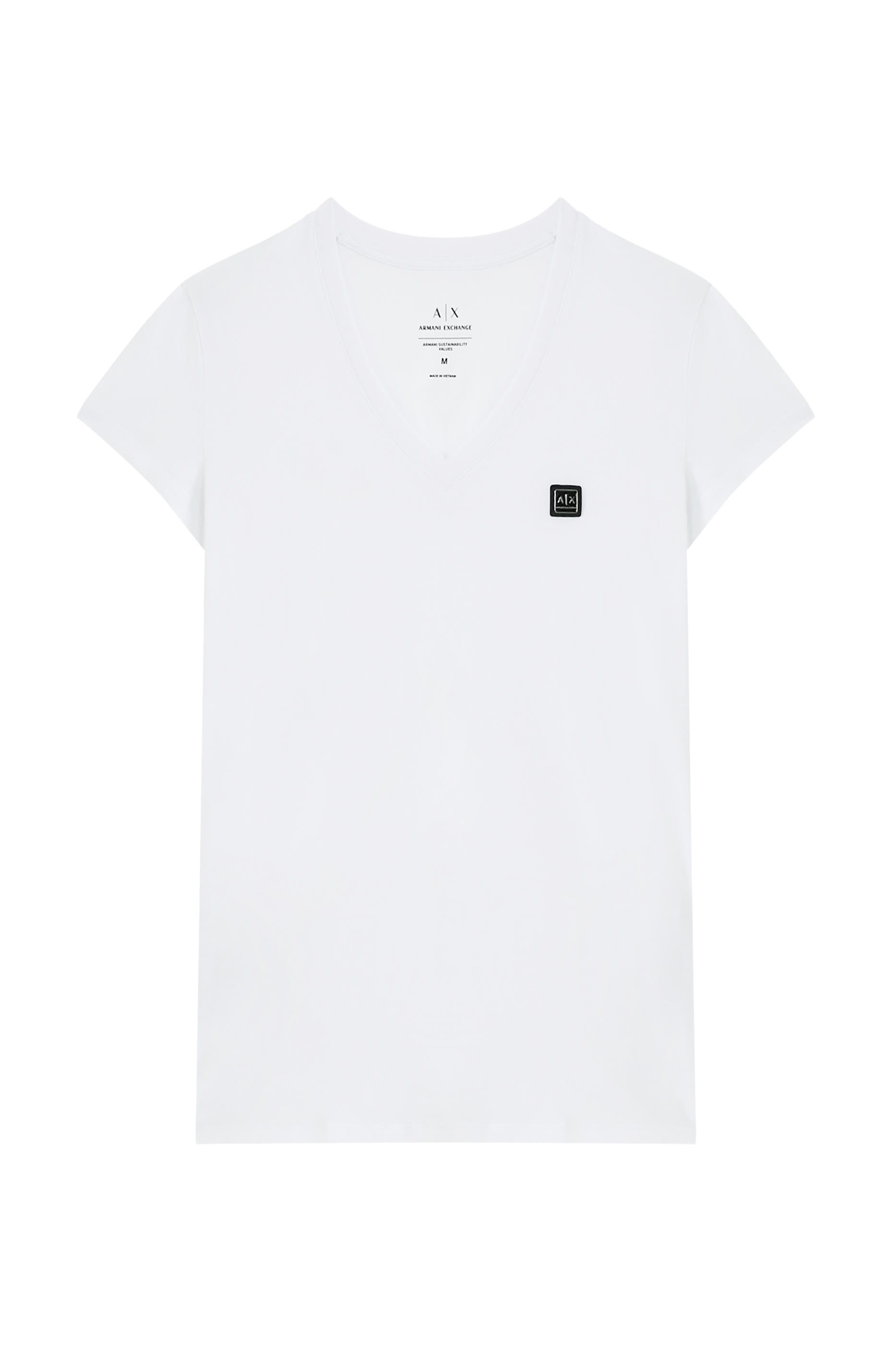 AX Logo V-Neck T-Shirt