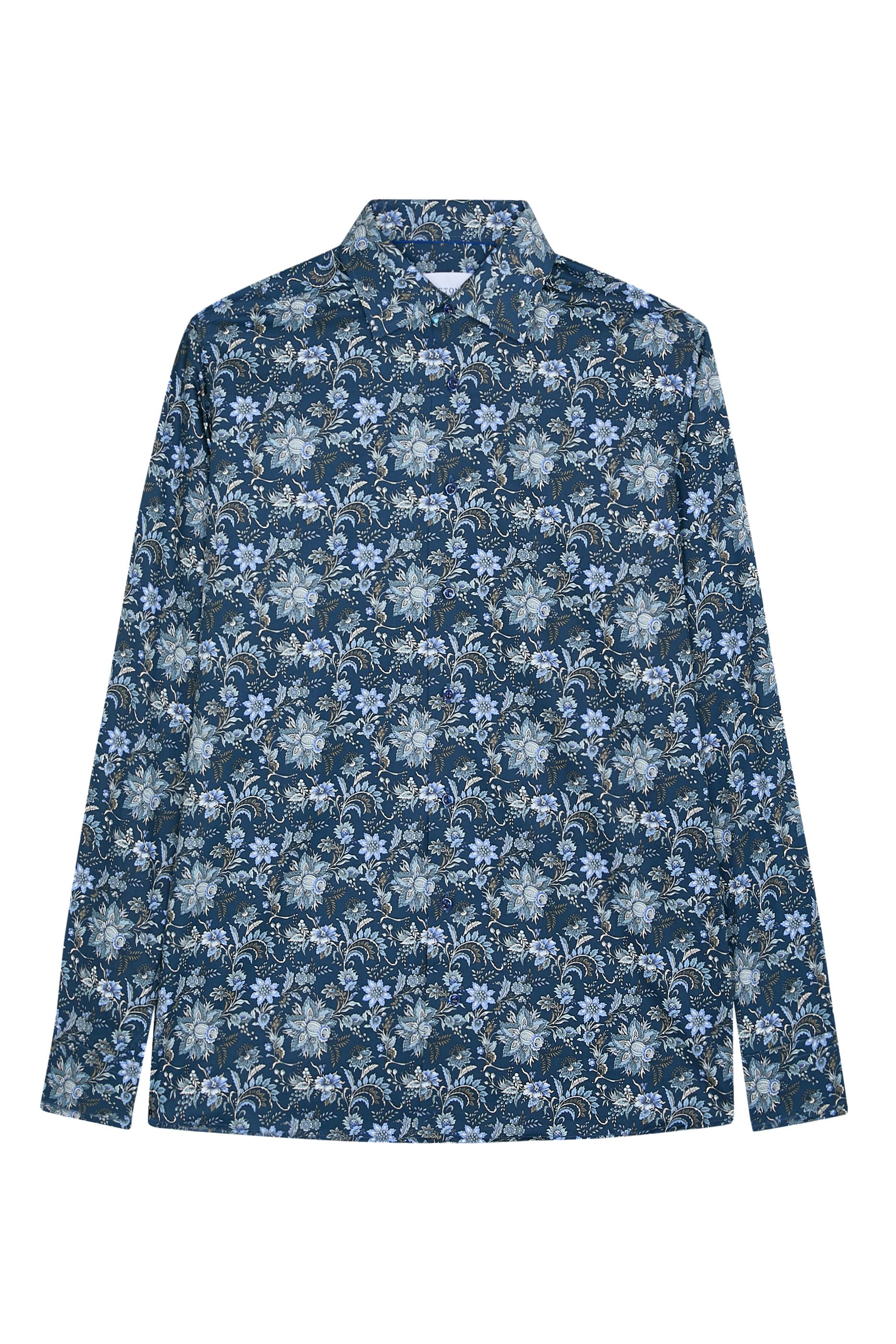 Floral Print Signature Twill Shirt