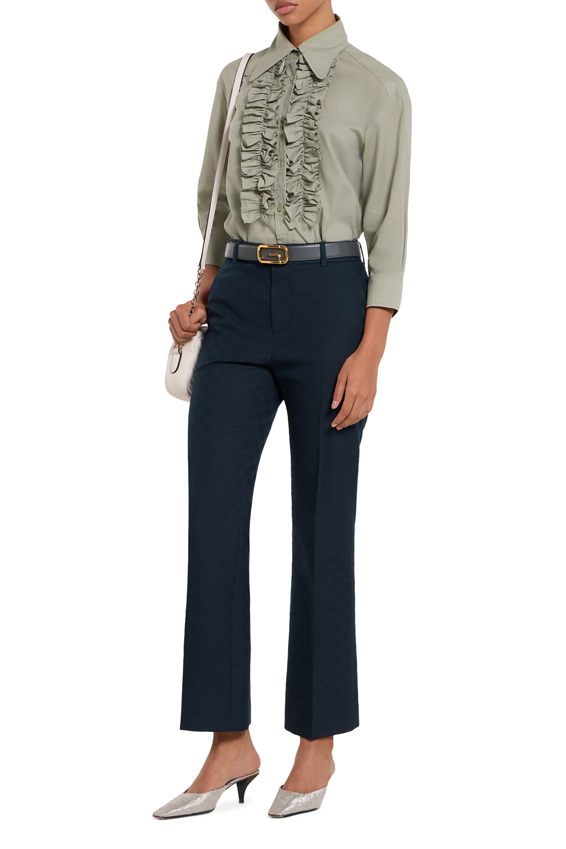 GG Cotton Gabardine Pants