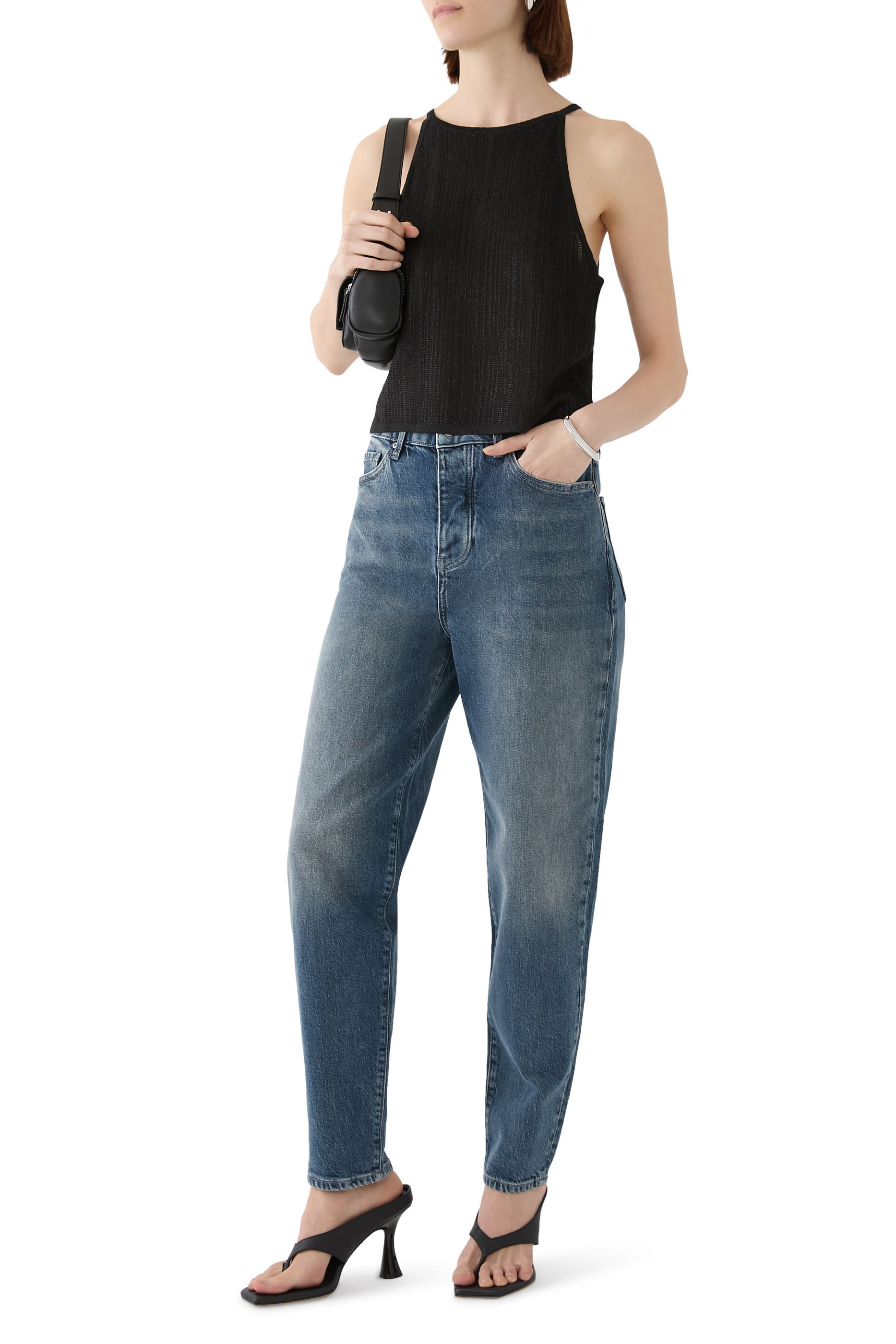 Frank Viscose-knit Crop Top