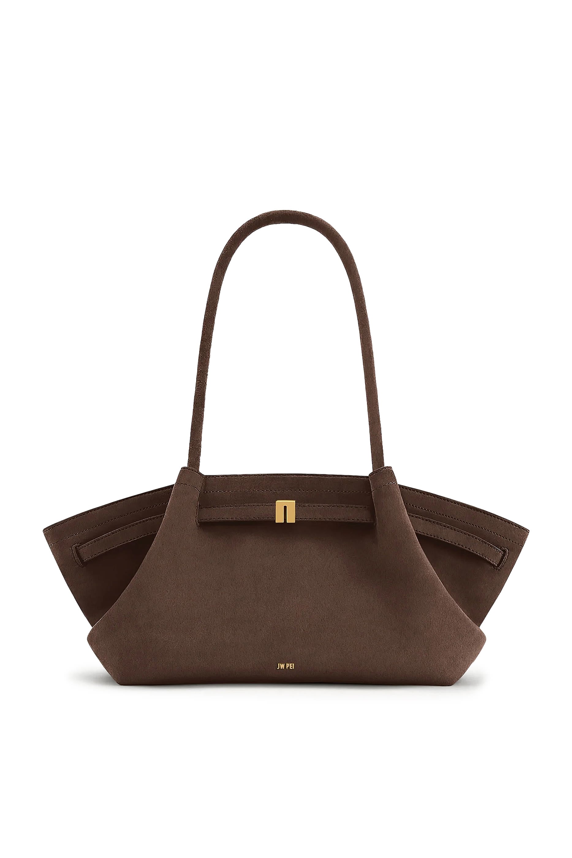 Hana Wide Faux Suede Tote Bag