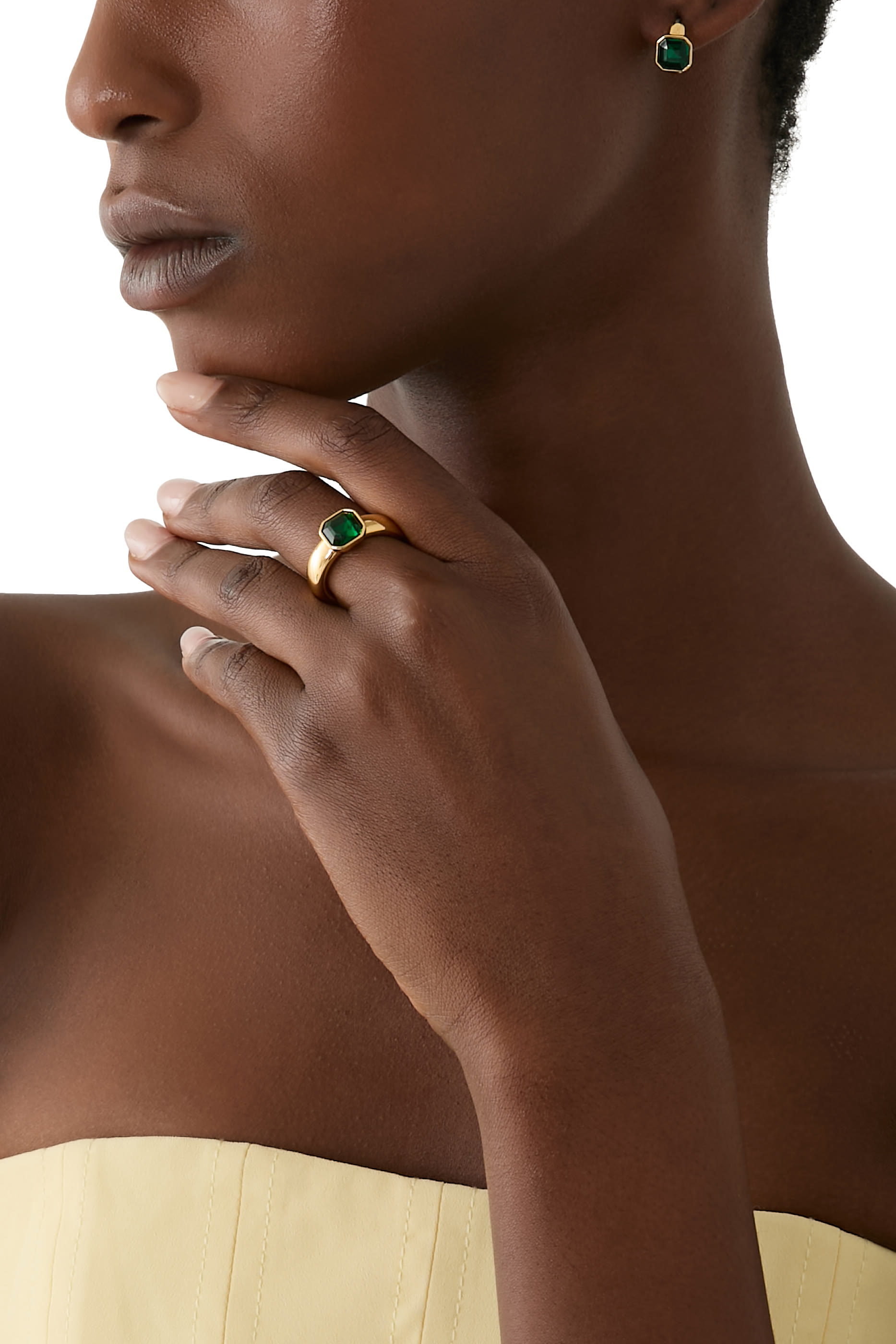 Keep Sparkling Asscher Huggies