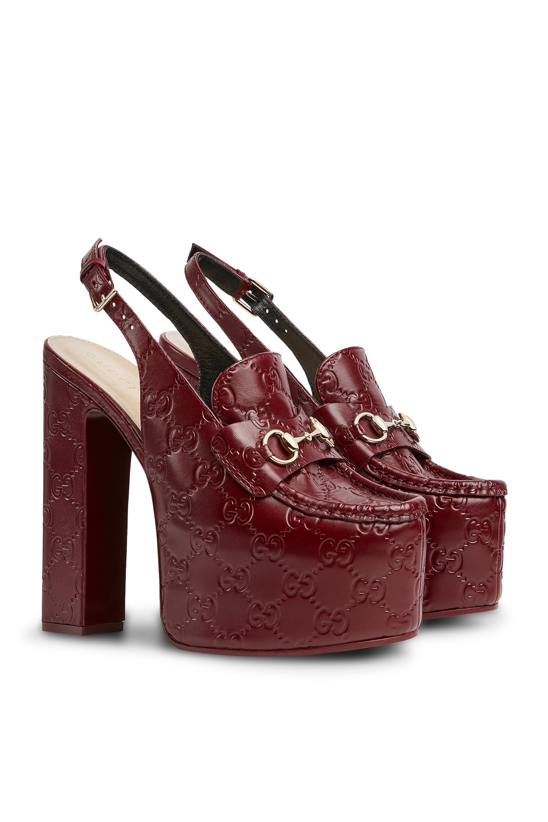 Horsebit 145 Platform Loafer Slingbacks