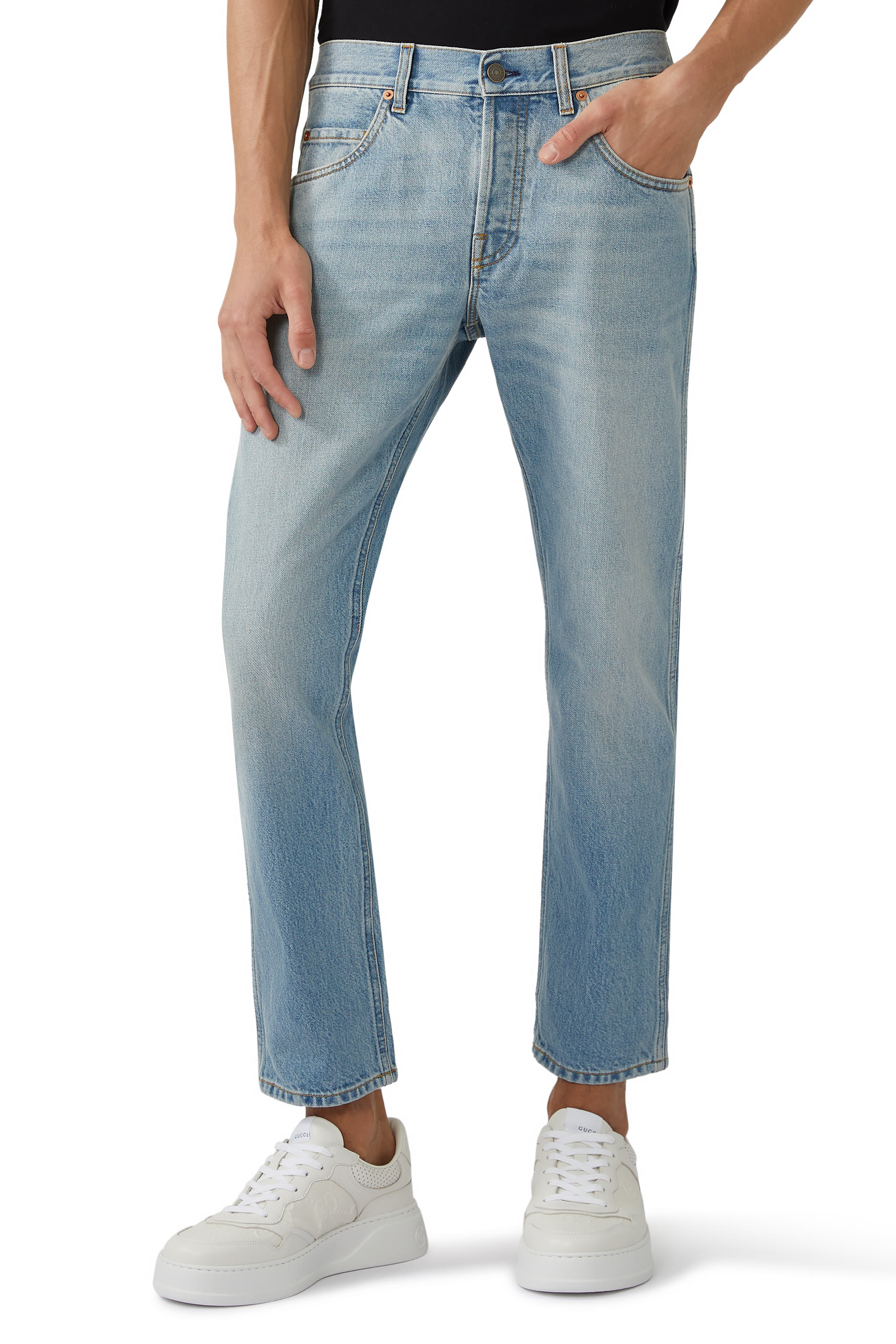 Straight Leg Wool Pants