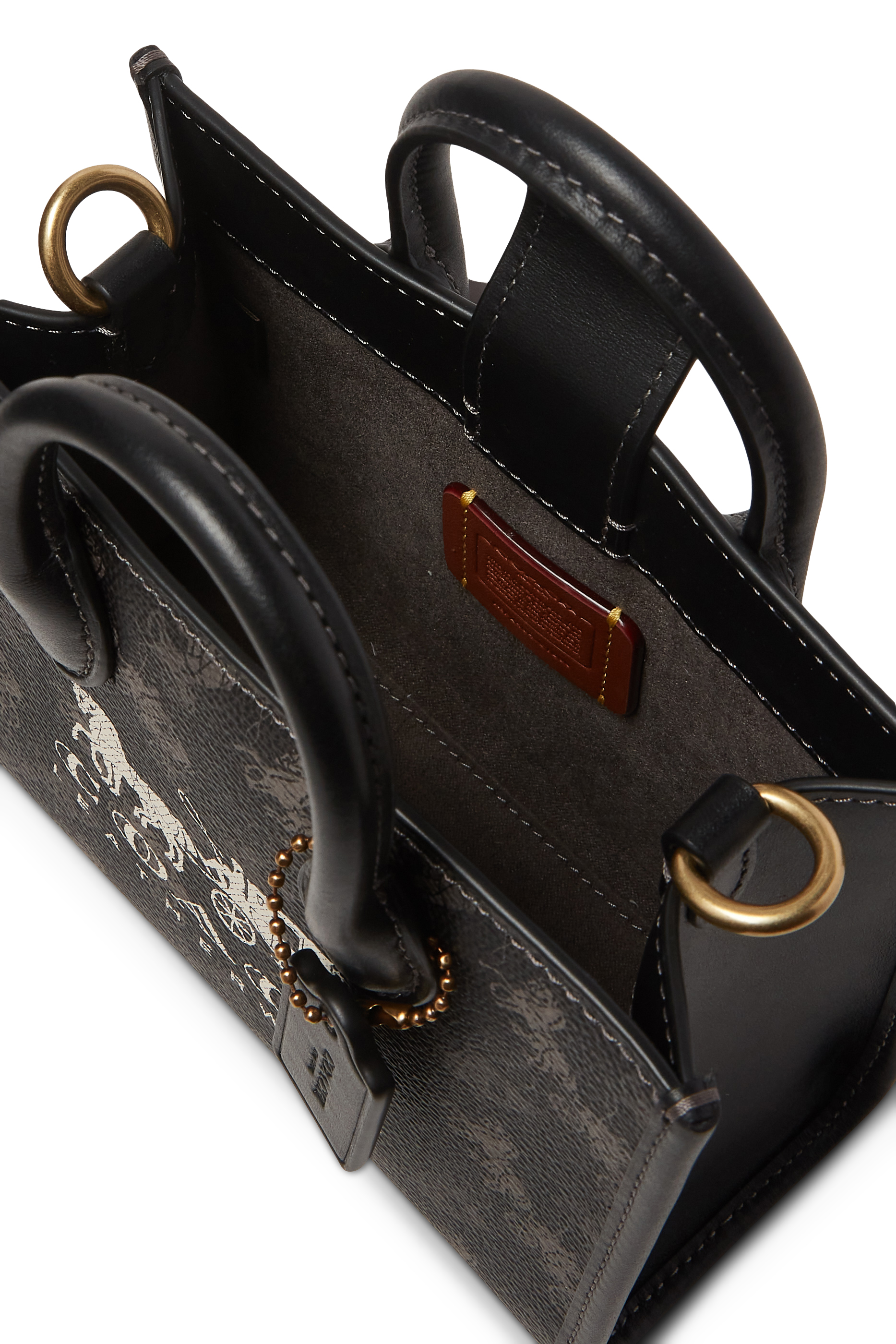 Ace 17 Tote Bag with Horse and Carriage Print