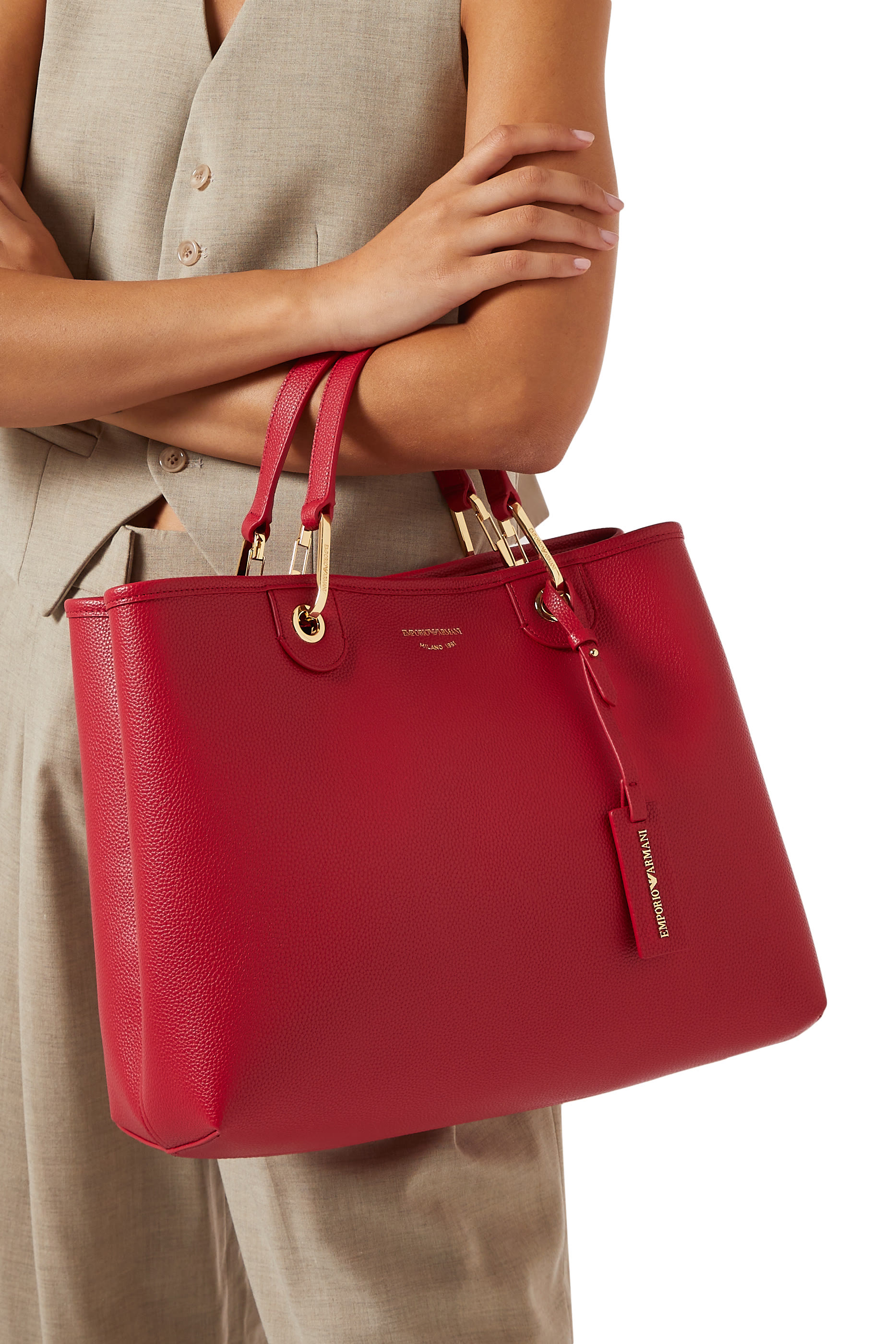 MyEA Eco Leather Medium Shopper Tote Bag