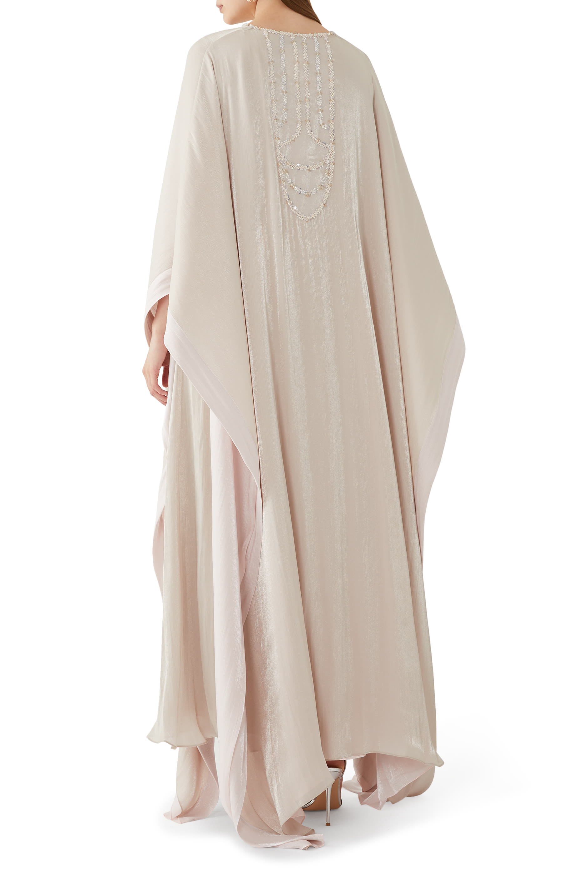Embroidered Kaftan Dress