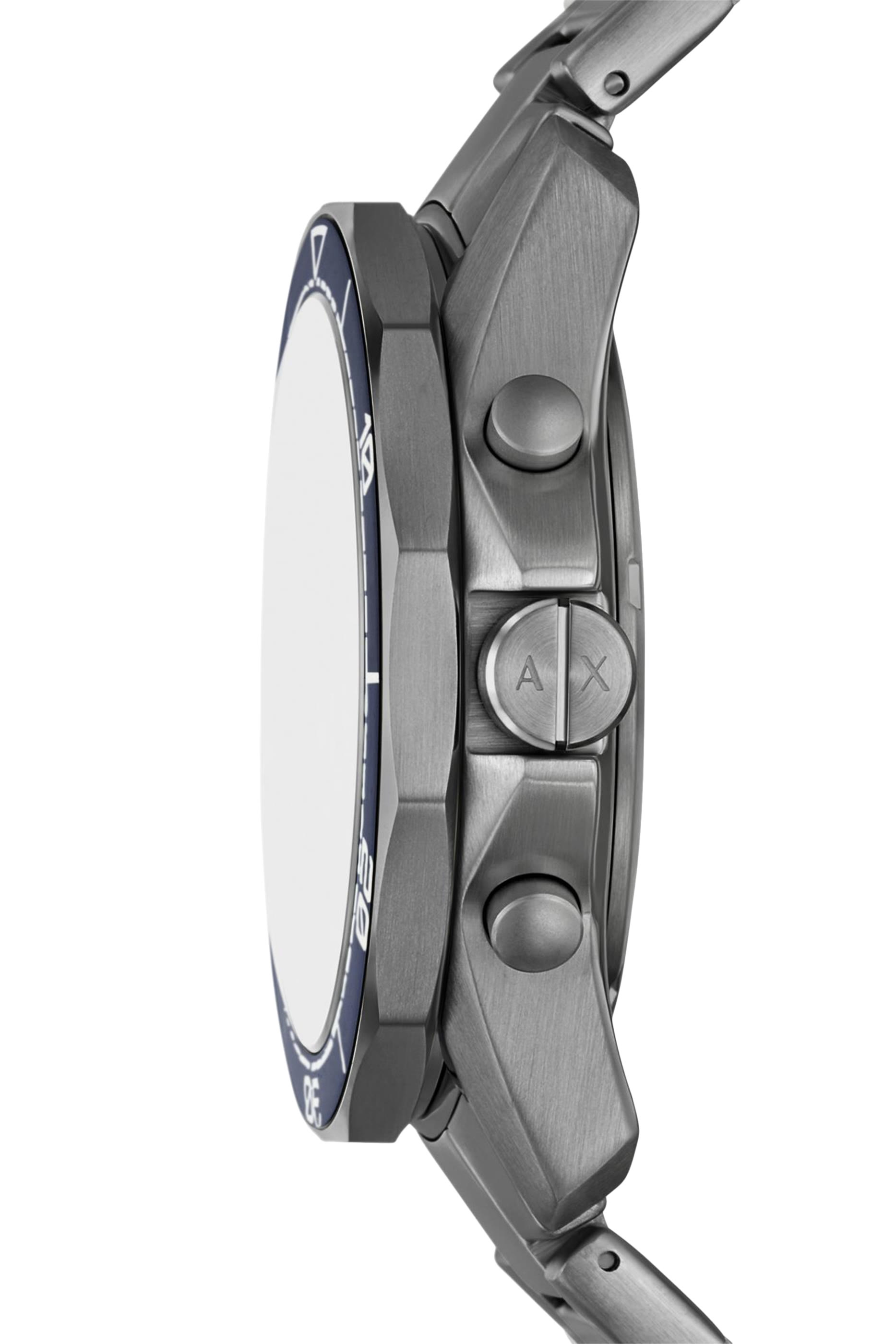 Chronograph Gunmetal Stainless Steel Watch