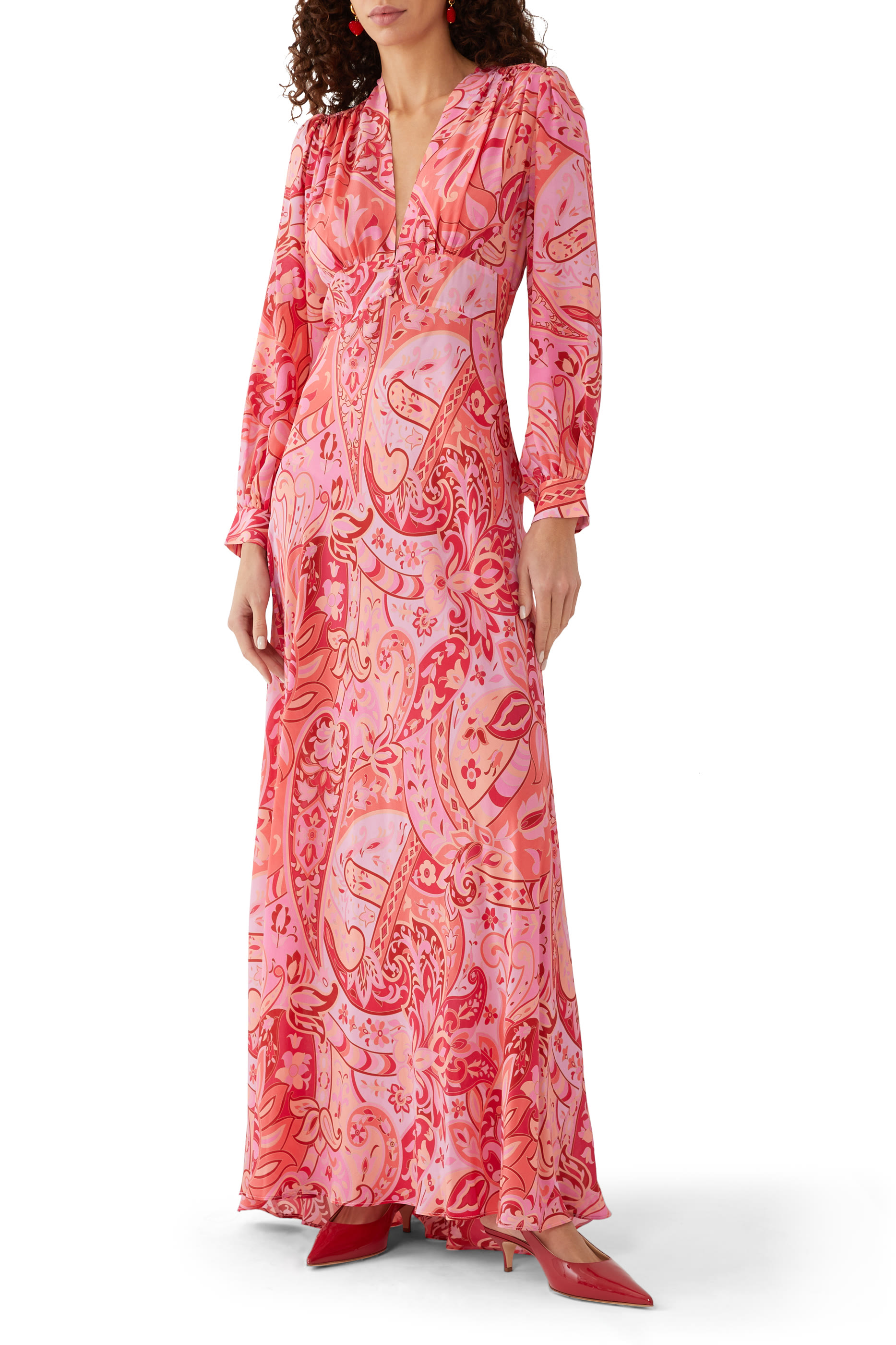 Emory Printed Silk Dress