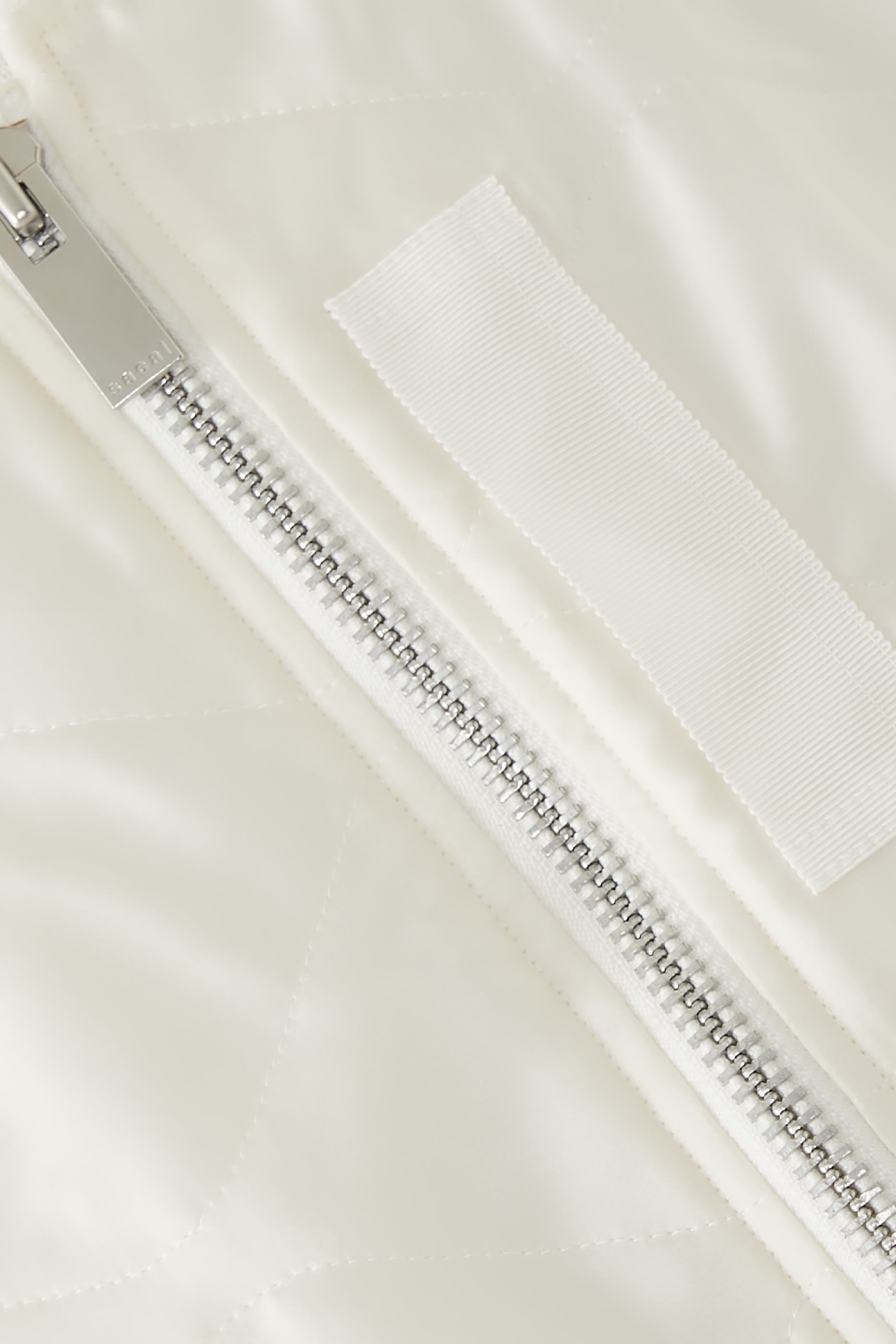 Quilted Satin Blouson