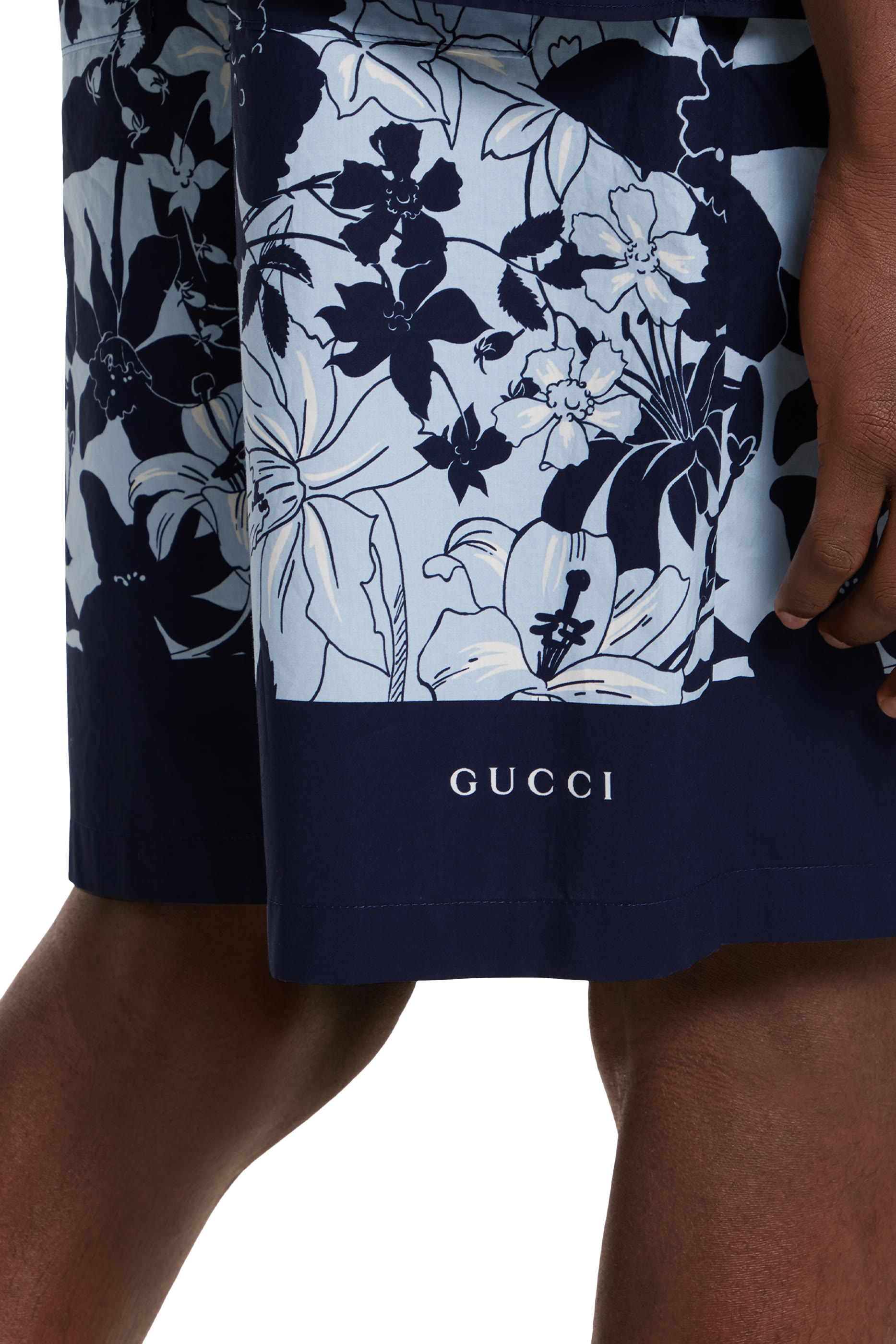 Floral-Print Bermuda Shorts