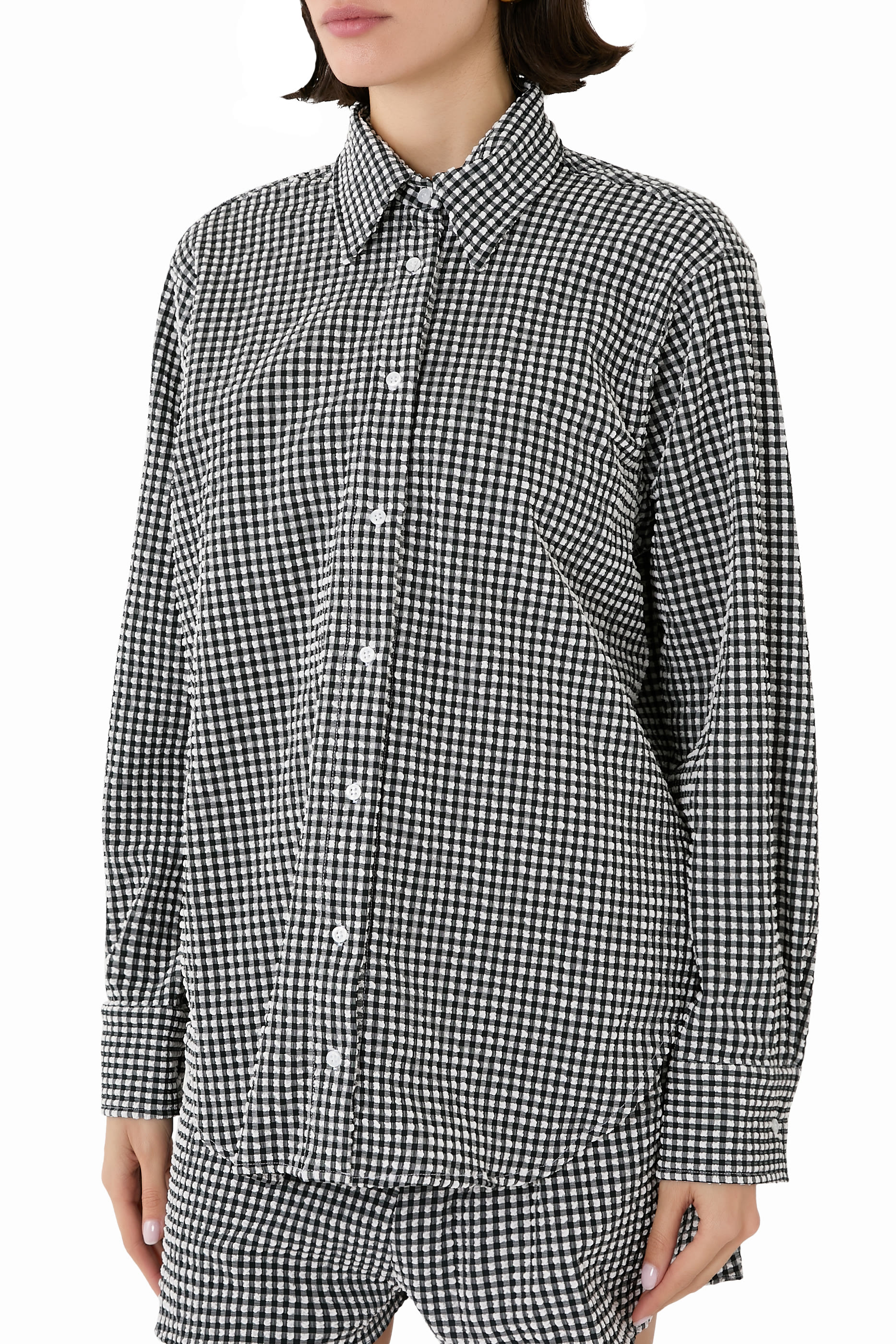 Oversized Shirt in Gingham