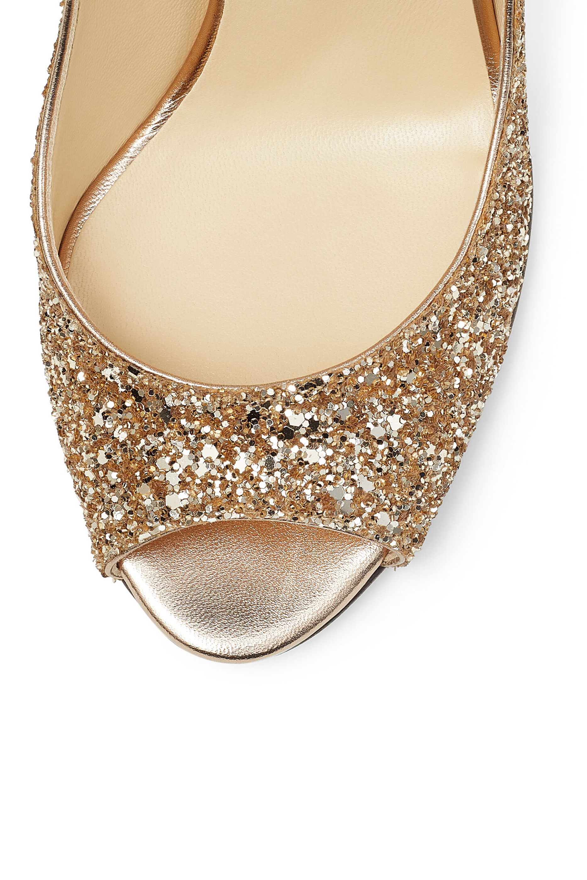 Baxen Woven Metallic Wedge Heels