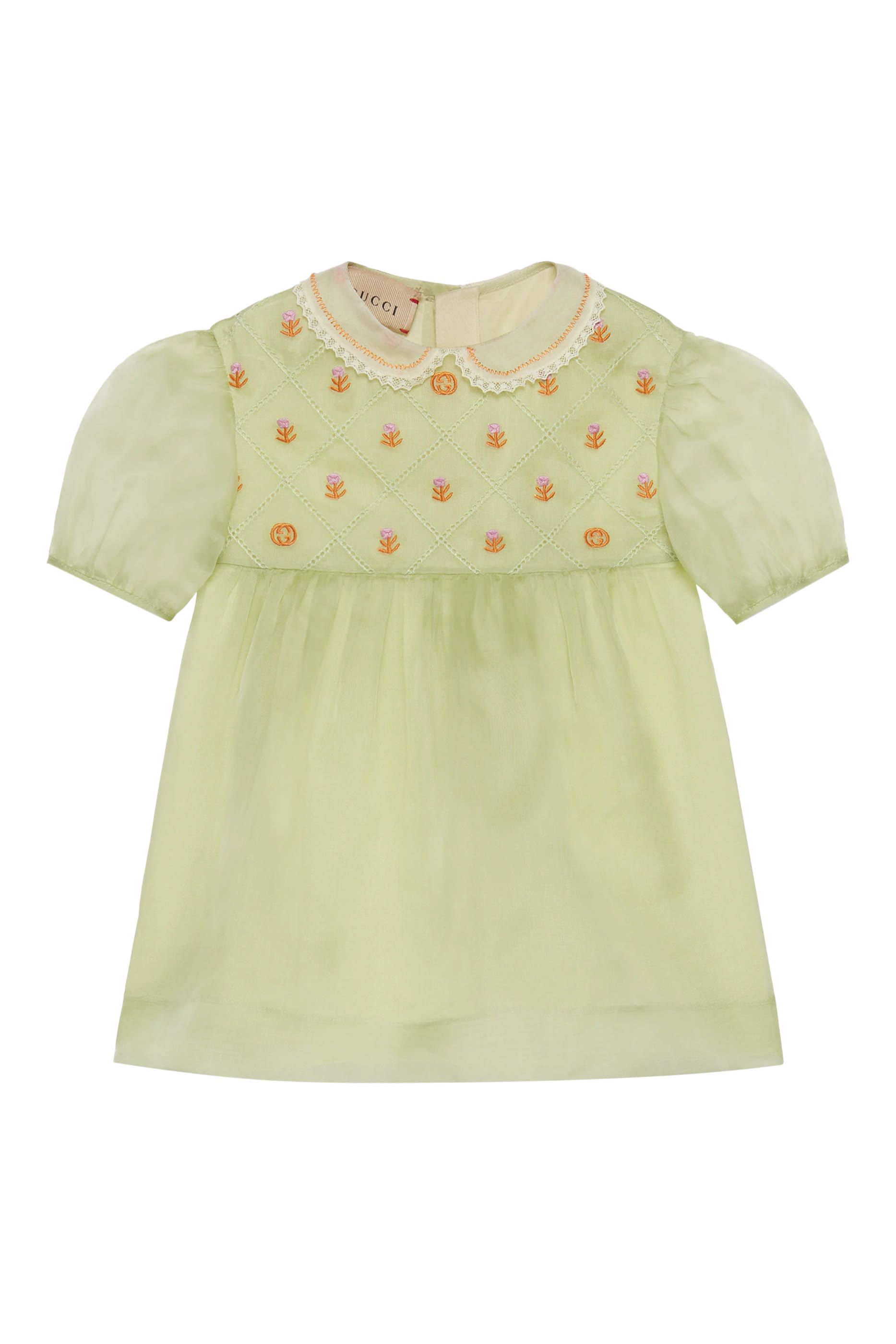 Kids Shiny Silk Organza Dress