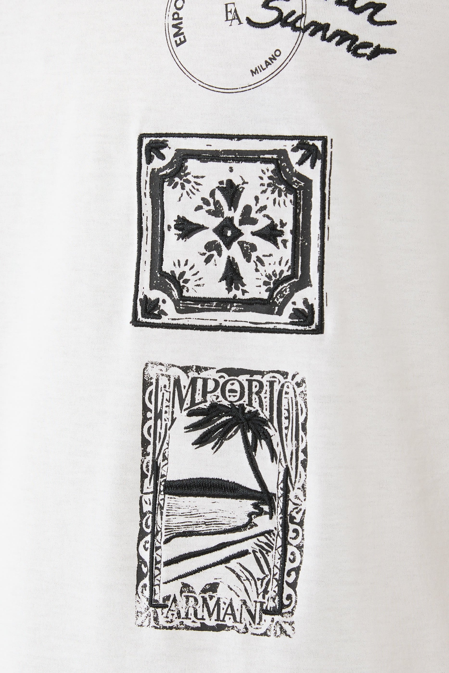  Postcard Print T-Shirt 