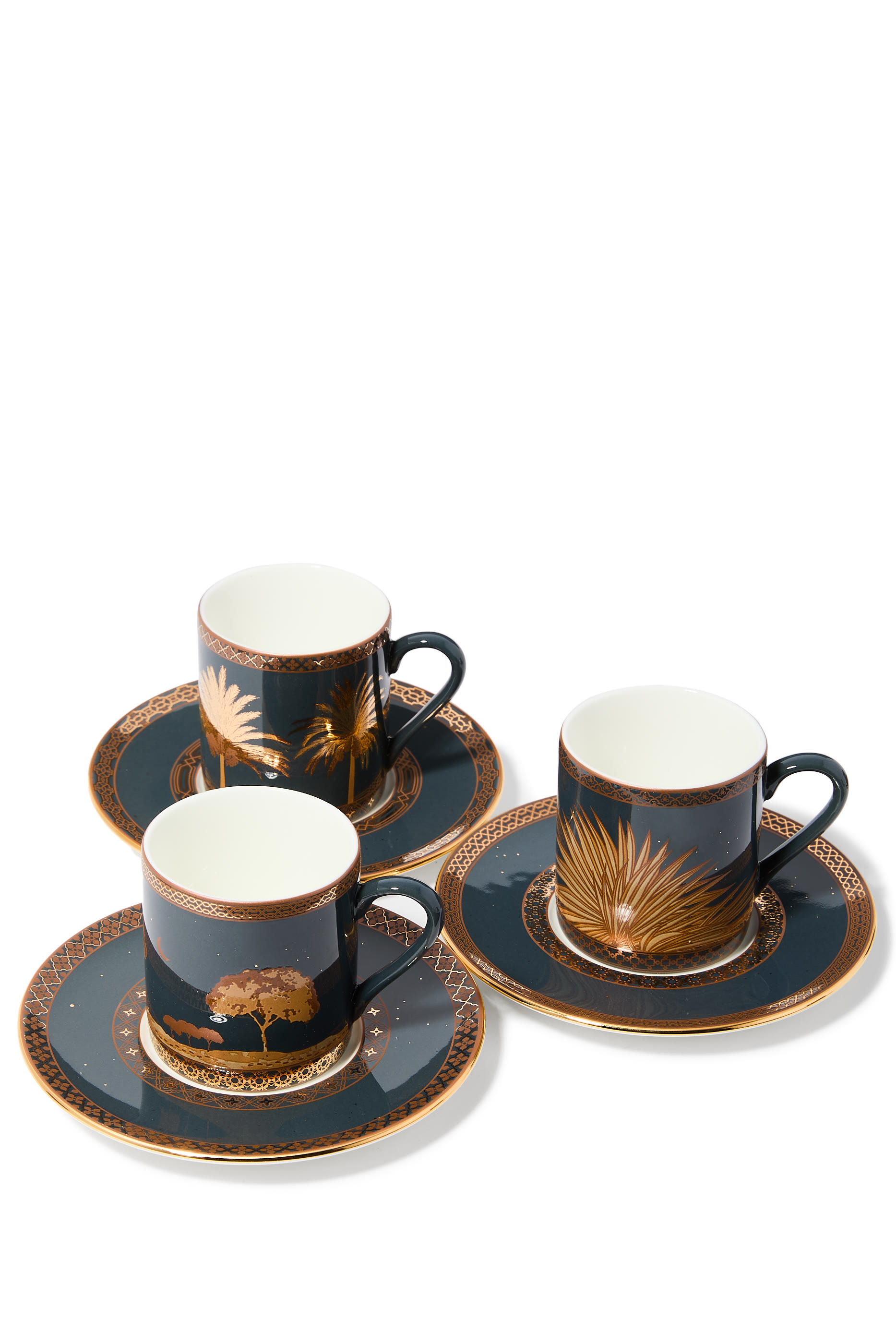 Blue Moon Espresso Cup & Saucer Set