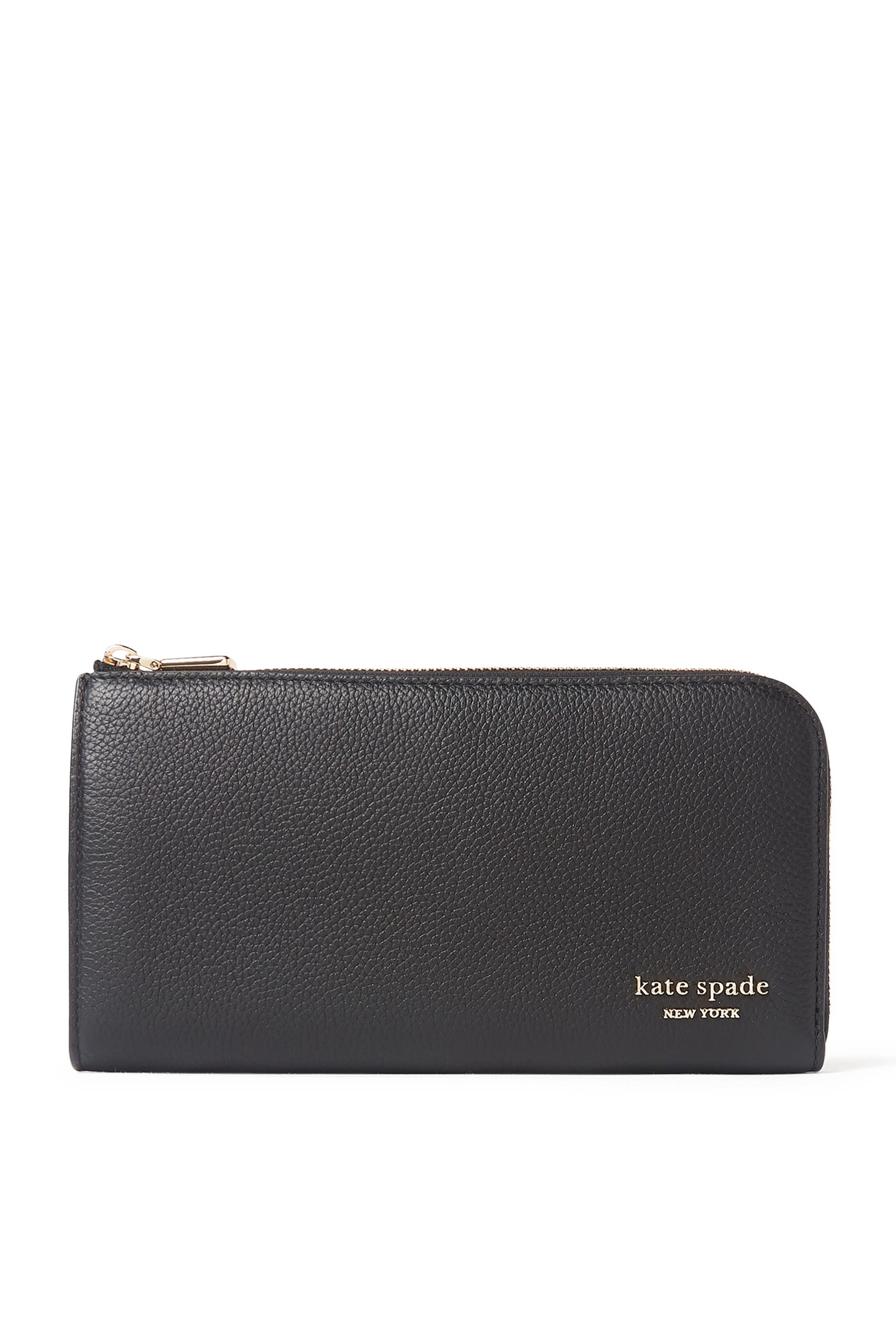 Devin Pebble Leather Zip Wallet