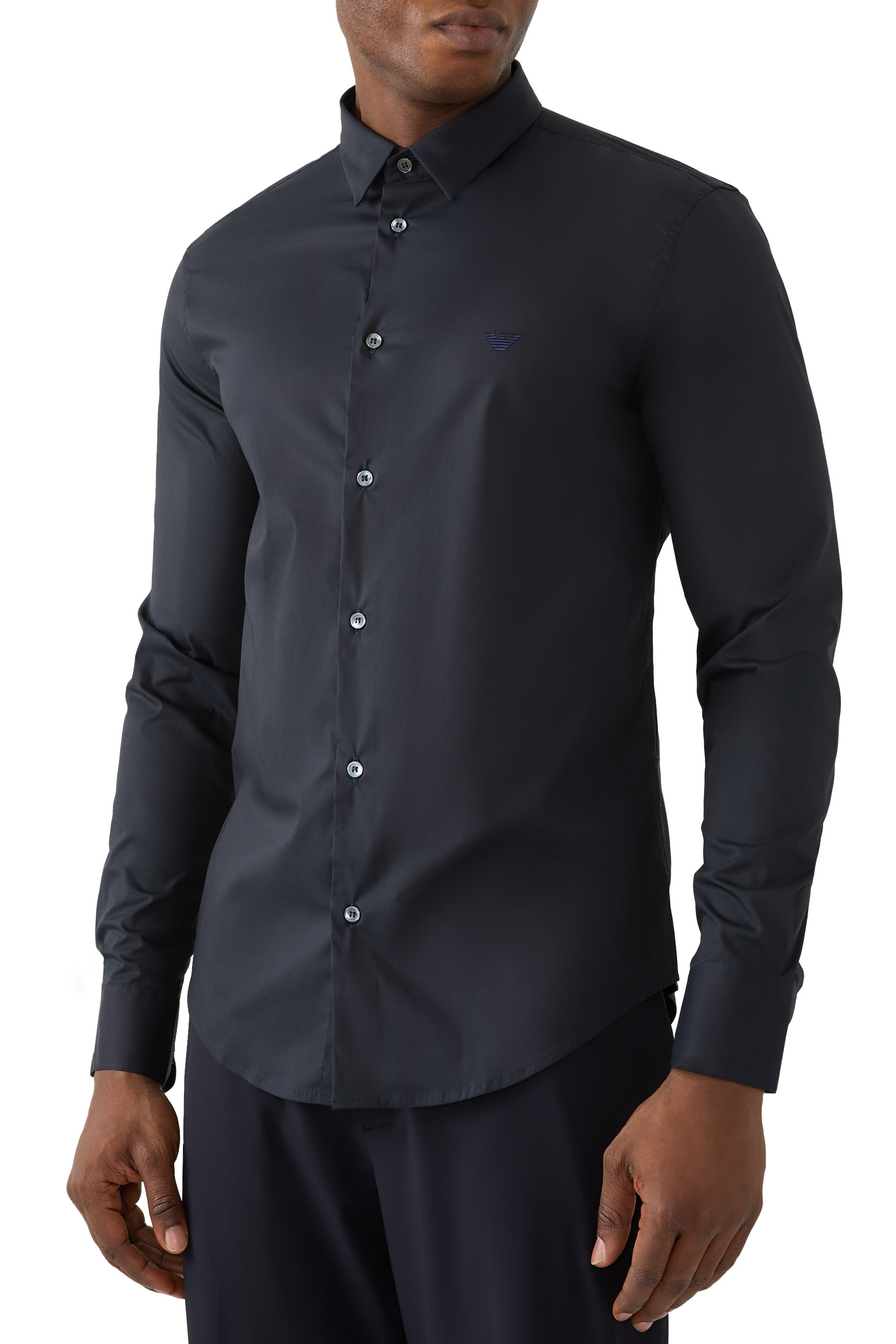 Stretch Nylon Blend Shirt