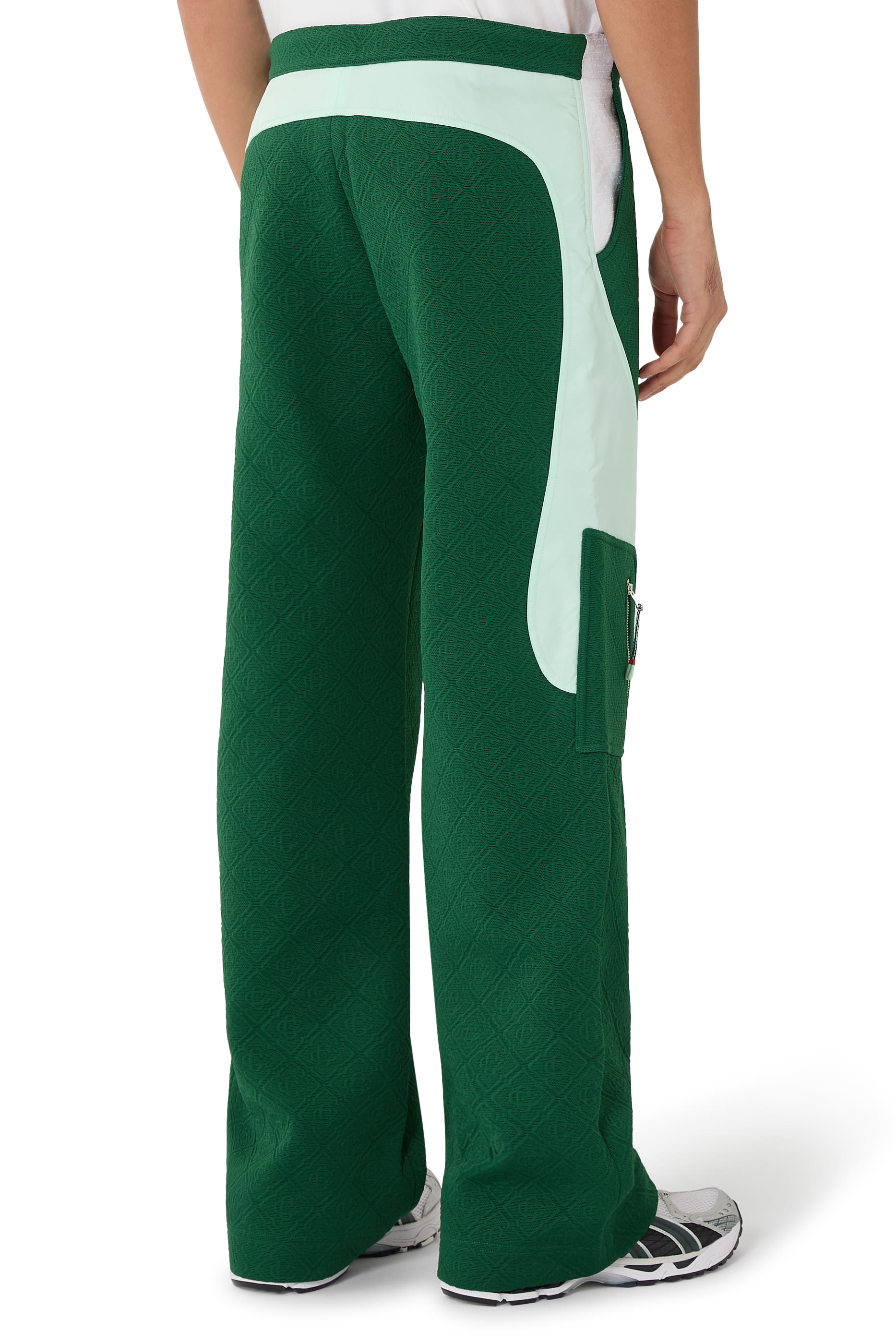 Monogram Jacquard Knit Trousers