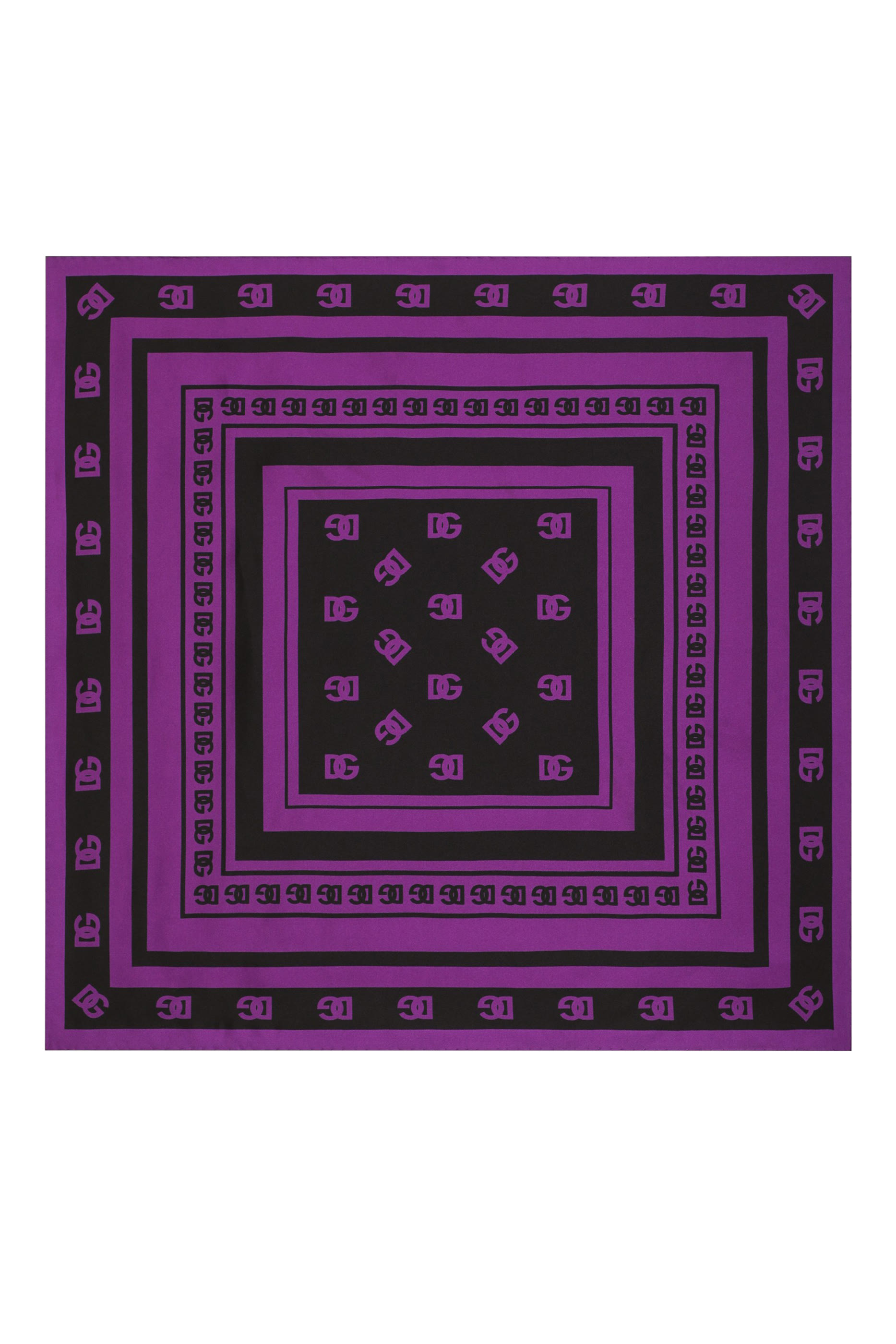DG Logo Silk Twill Scarf