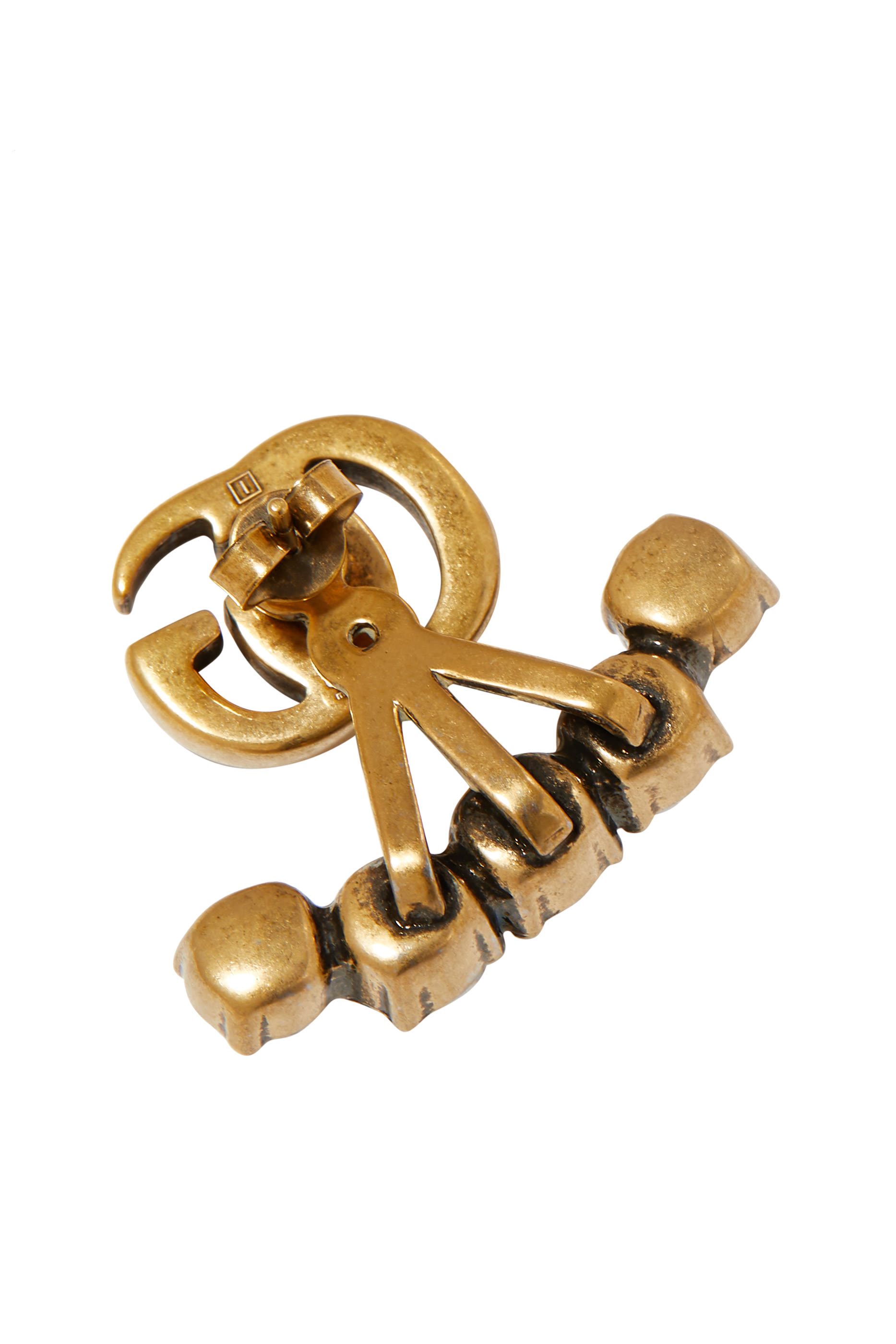 Crystal Double G Earring