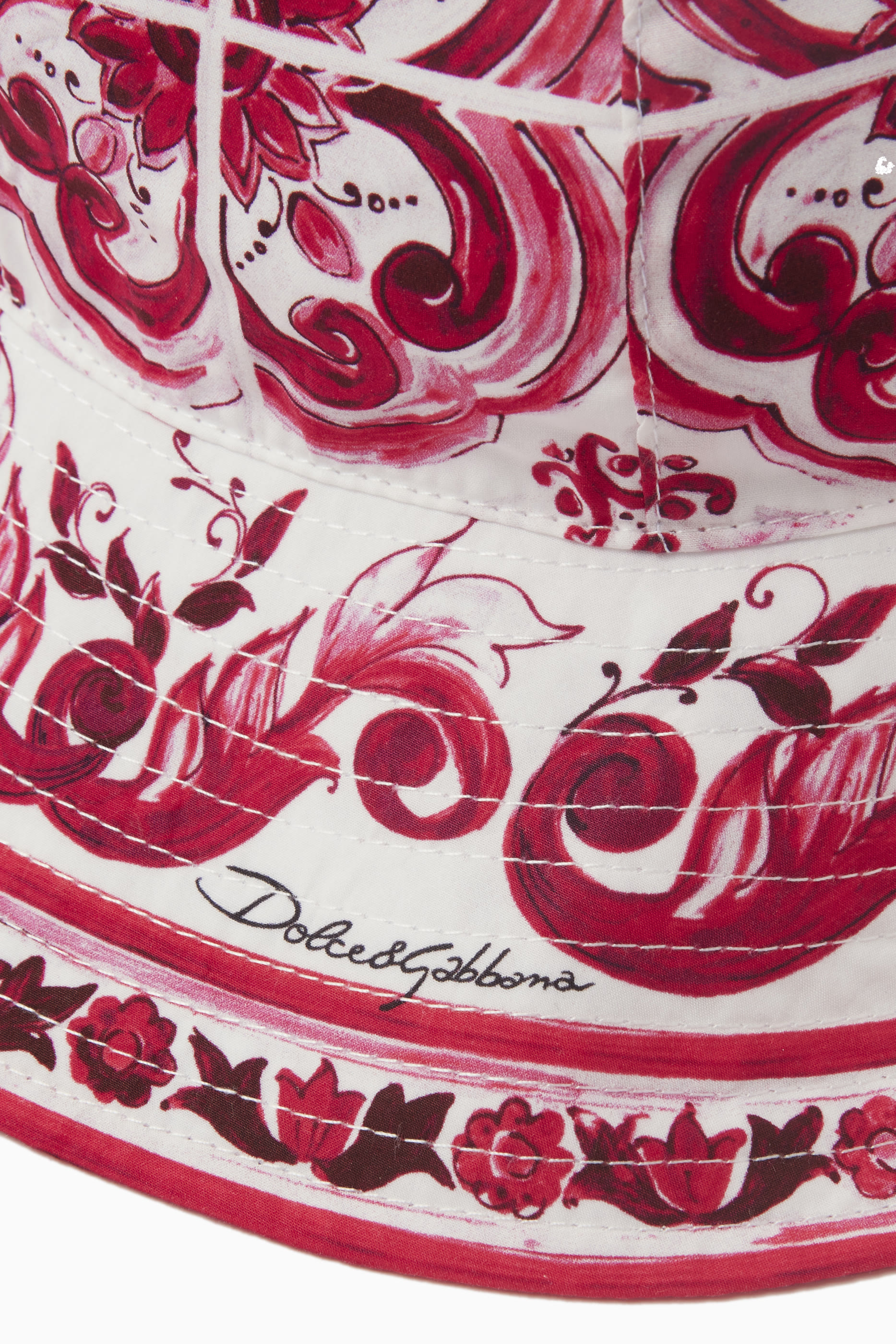 Kids Majolica Print Bucket Hat