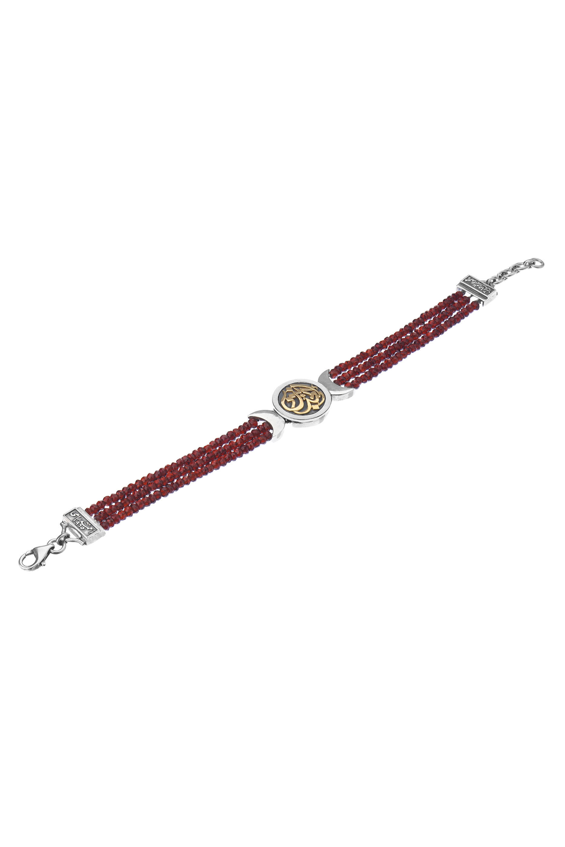Beaded Coin Bracelet, 18K Gold & Sterling Silver
