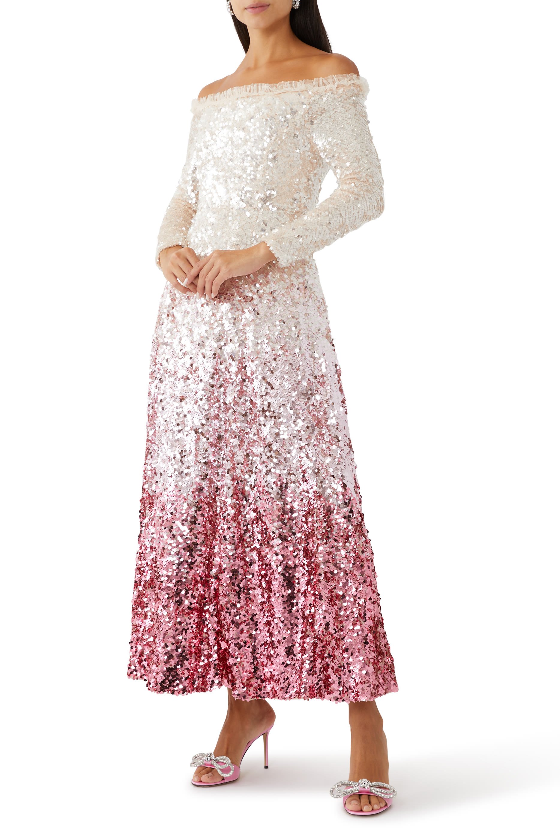 Hallie Ombre Ankle Gown